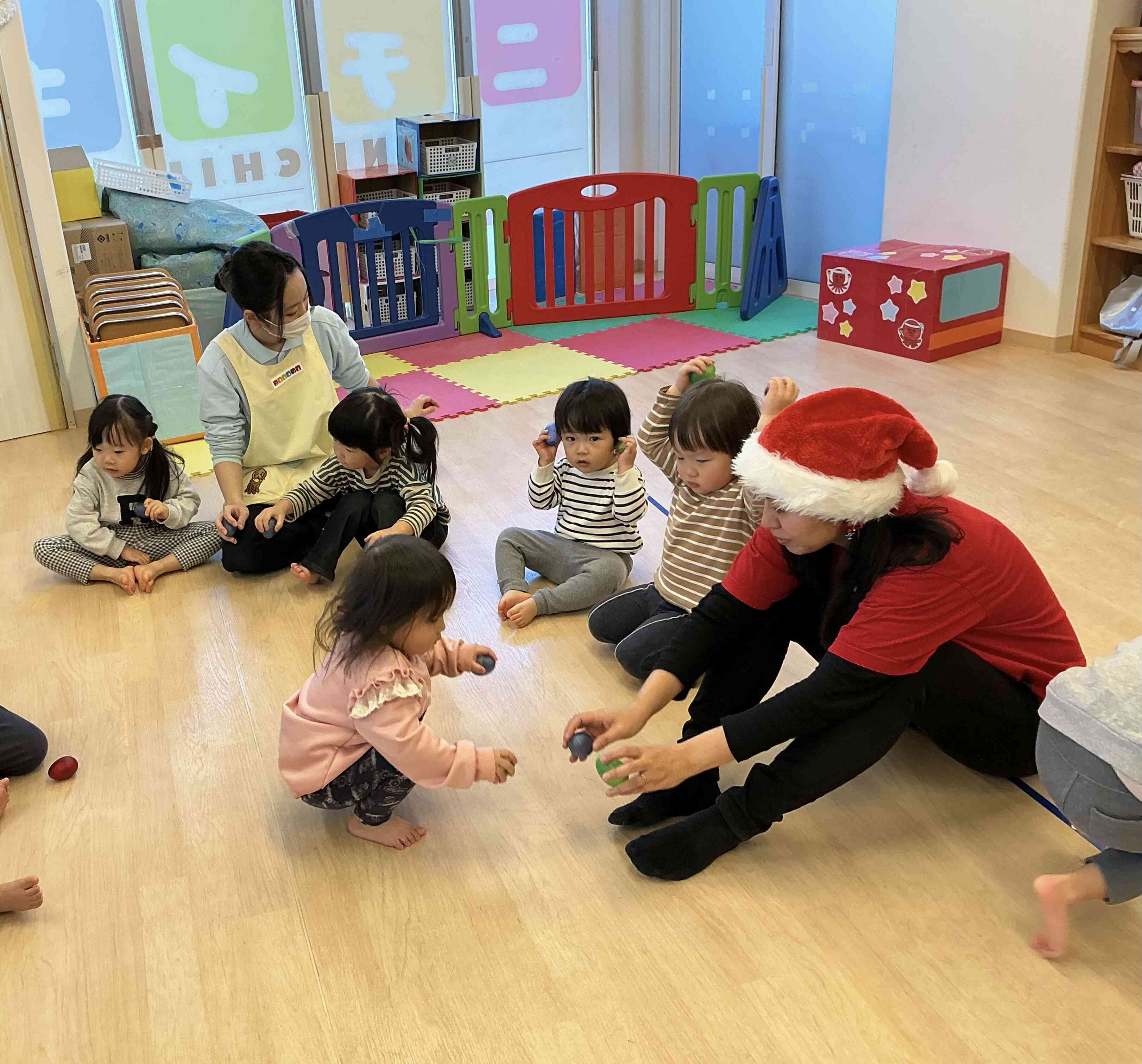 先生もサンタさんに変身！