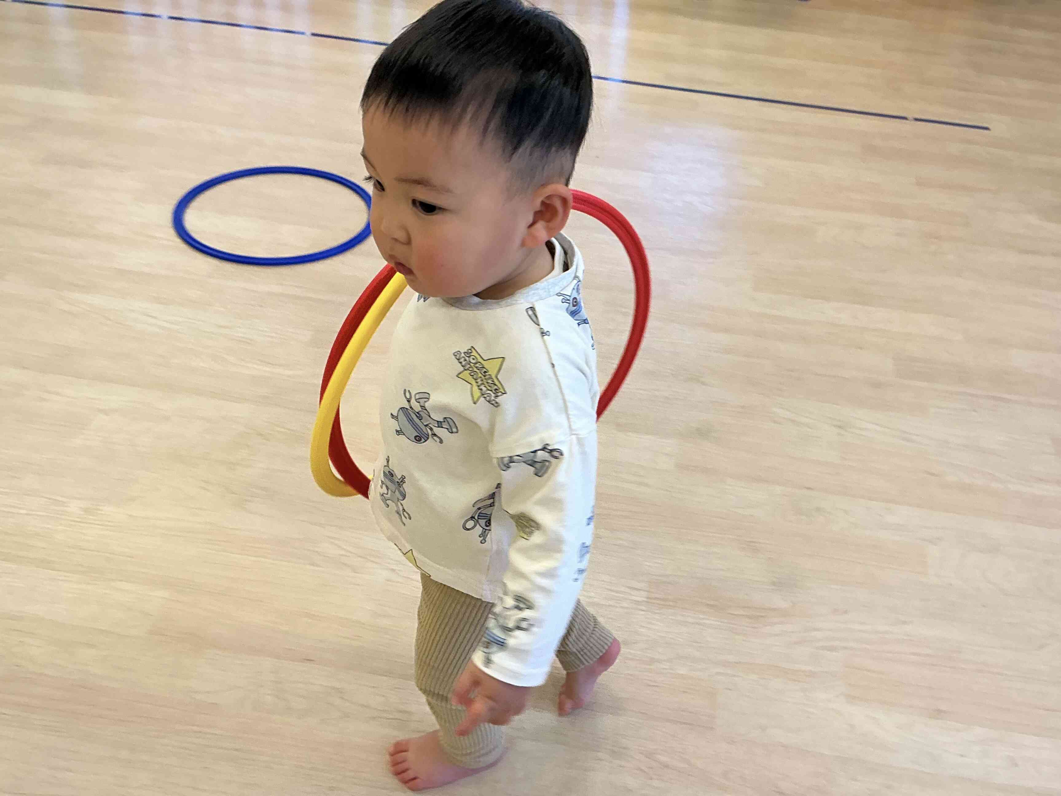 肩にかけて運んだよ‼︎