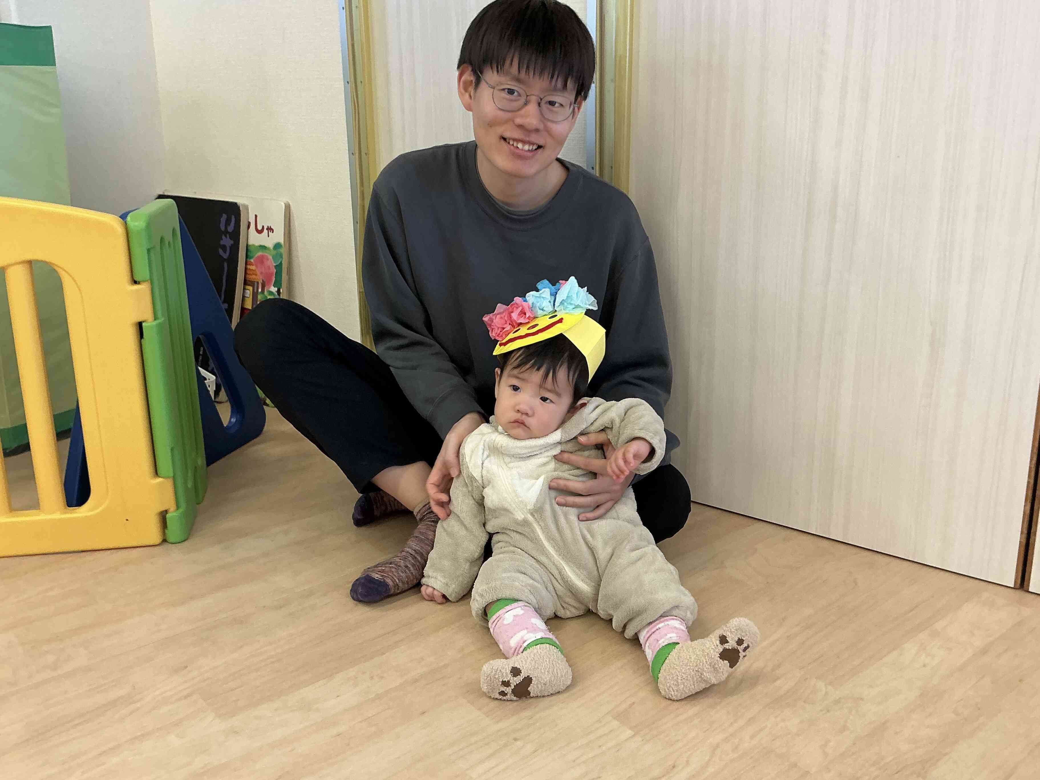 子育て広場のお友だちも来てくれたよ！