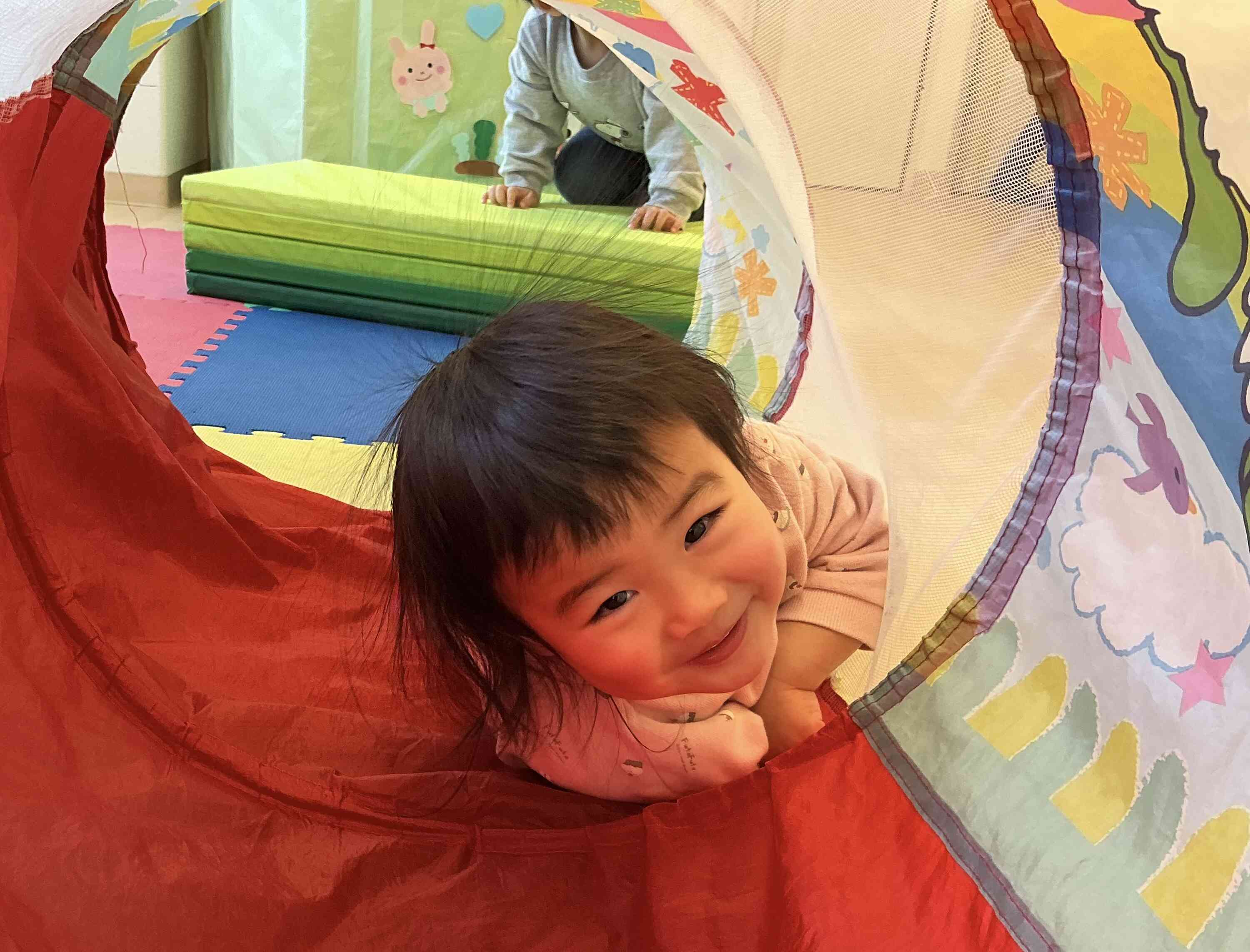 あひる組さんのサーキット遊び