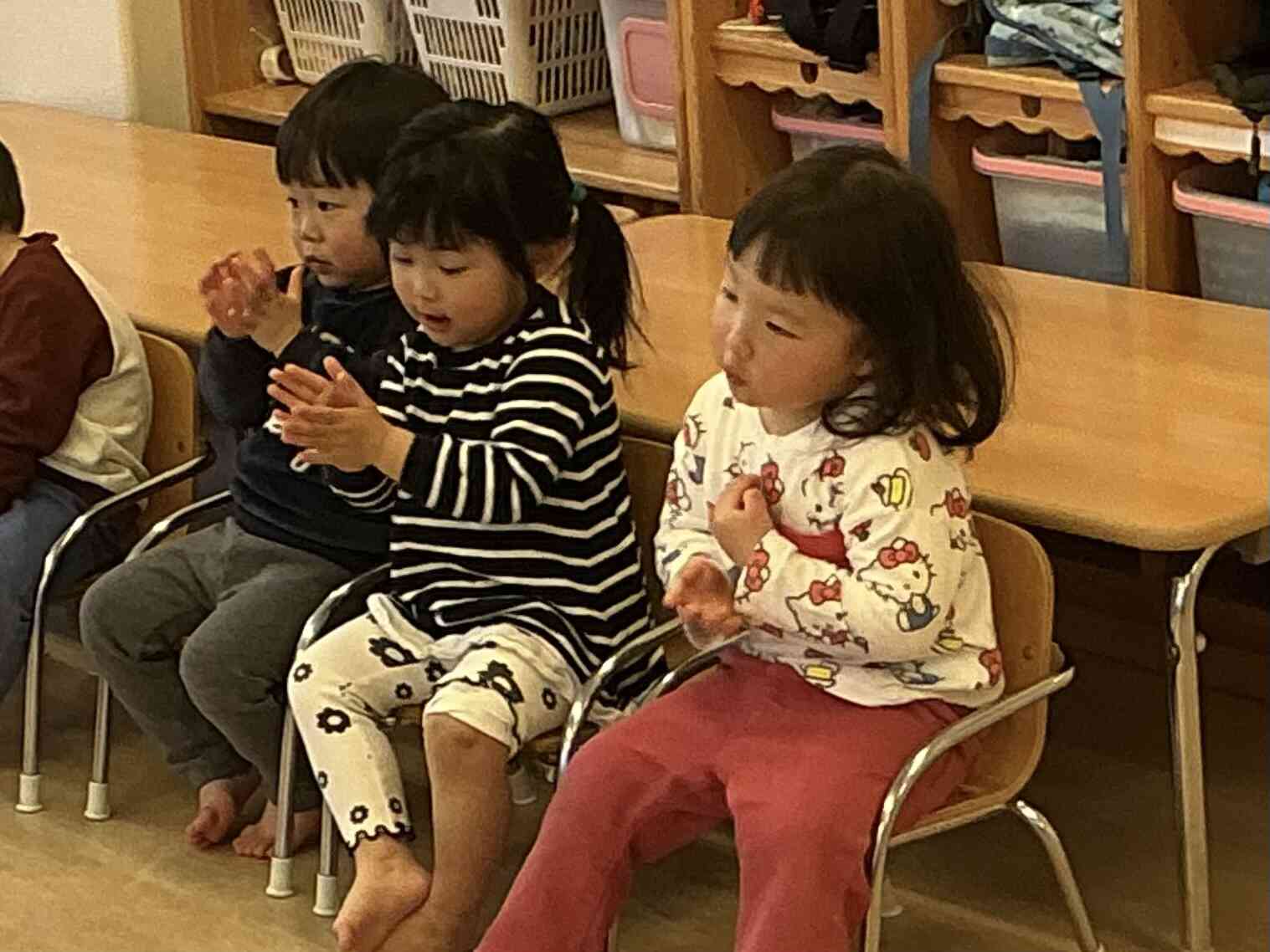 あひる組さんはお父さんとお母さん役！