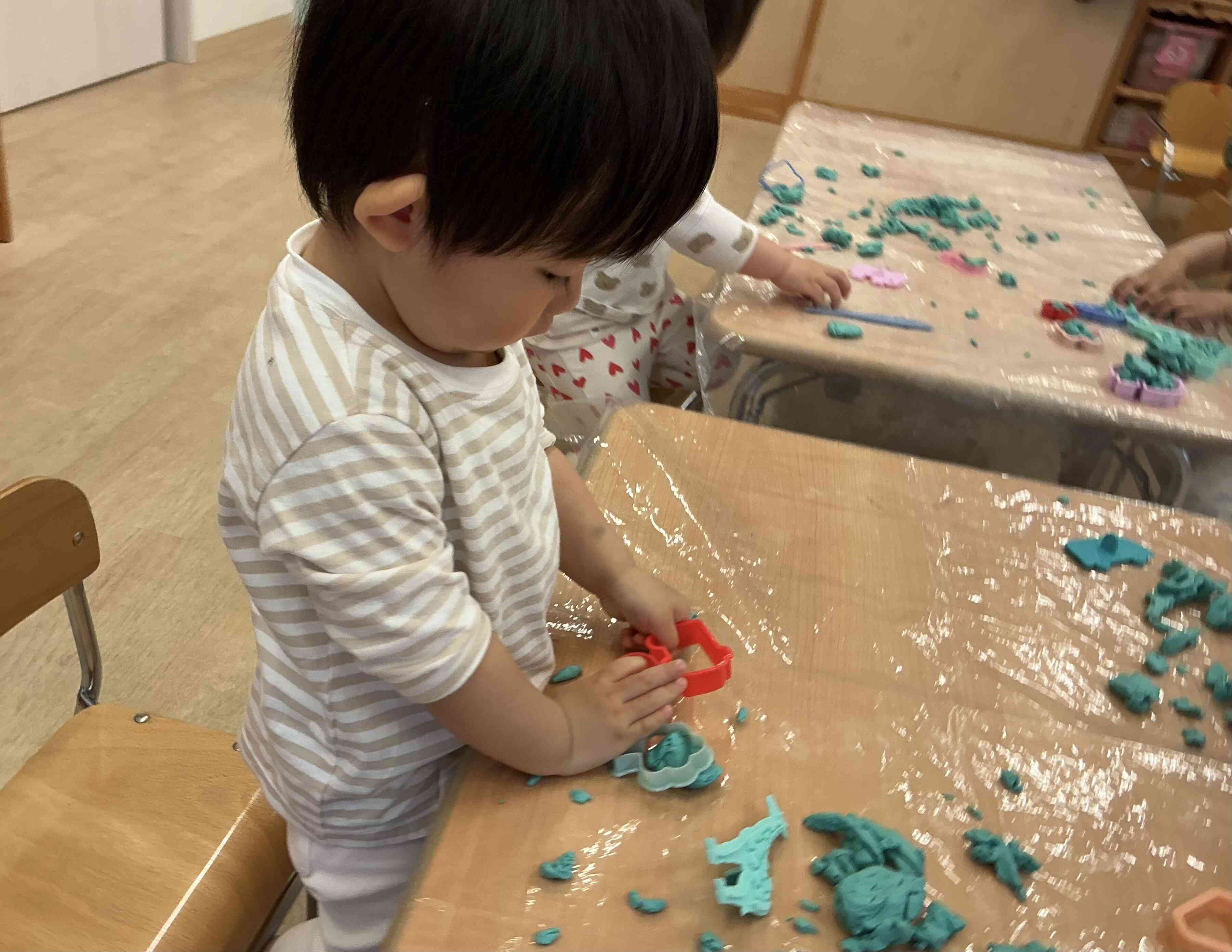 うさぎ組粘土遊び