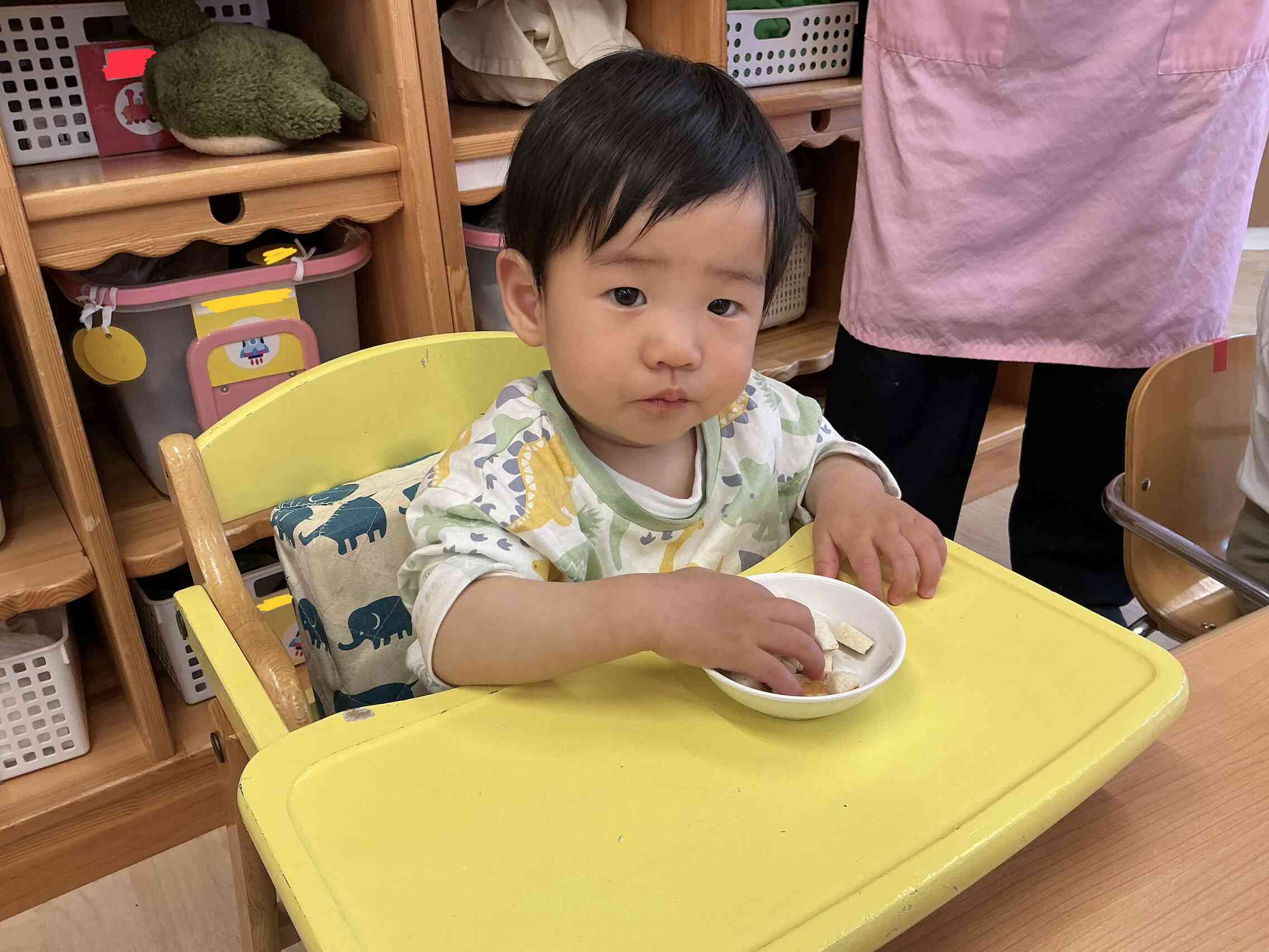 初めての保育園のごはんとおやつ！