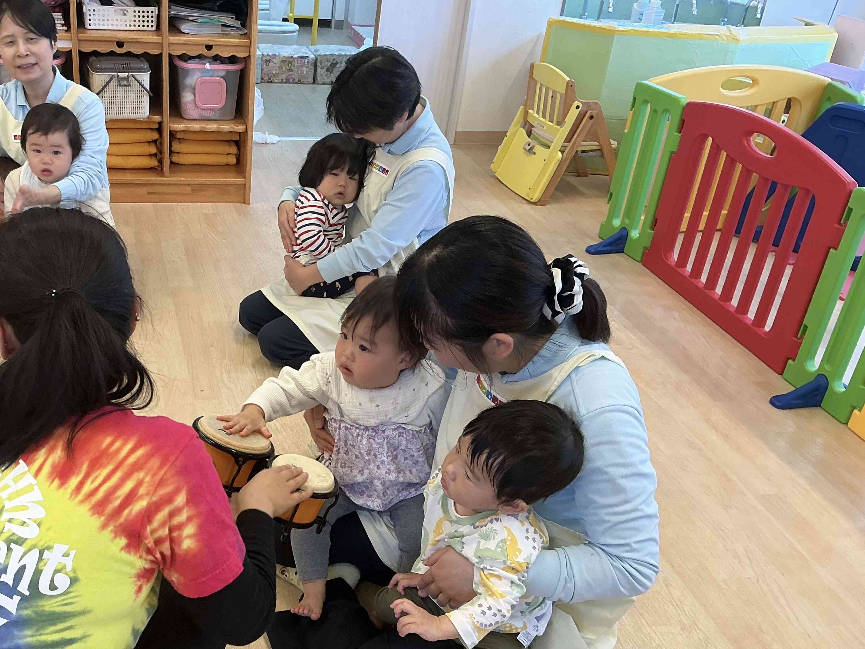 ボンゴをたたいてお返事しました