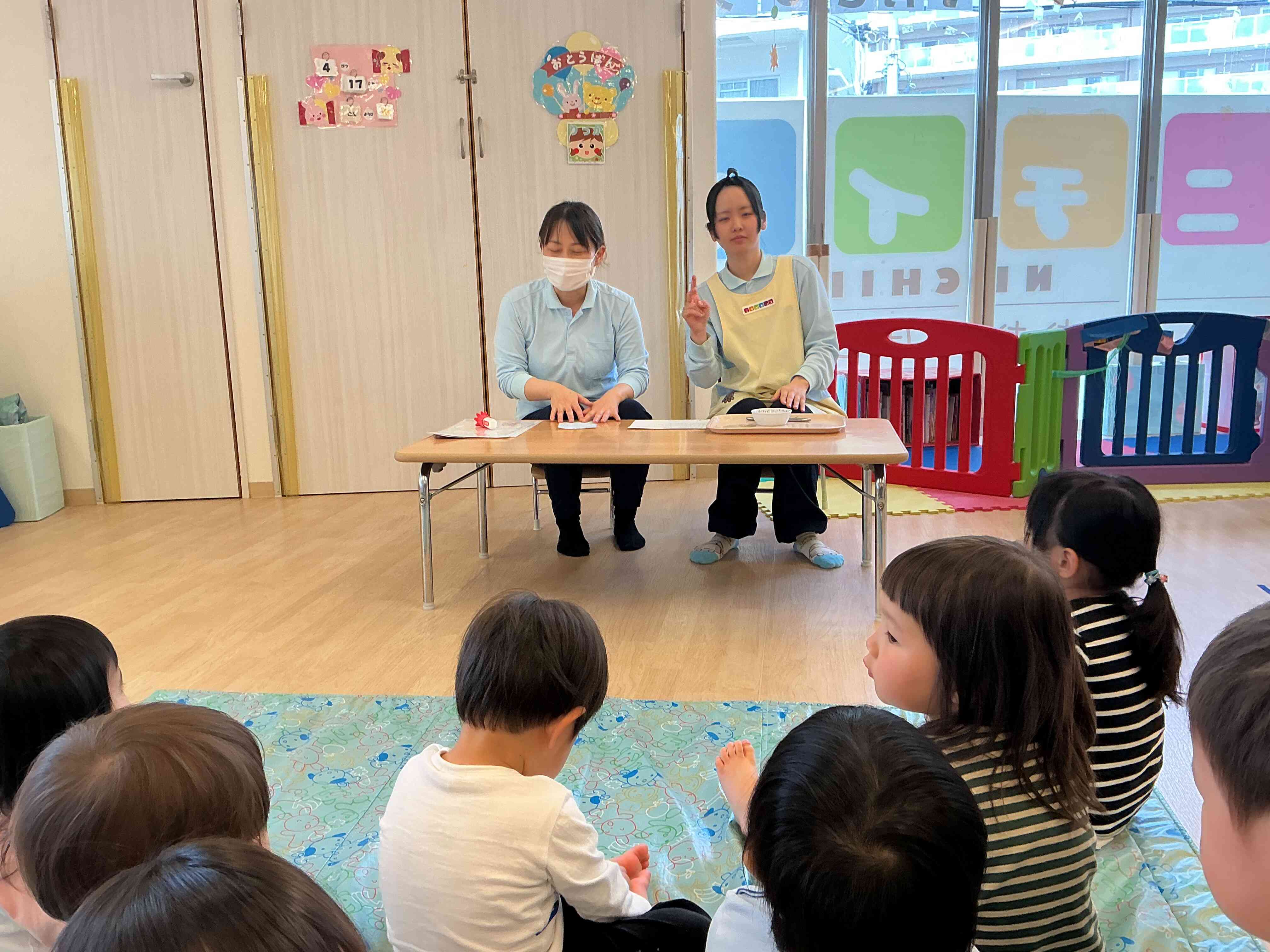 食育(食事のマナーと手洗い)