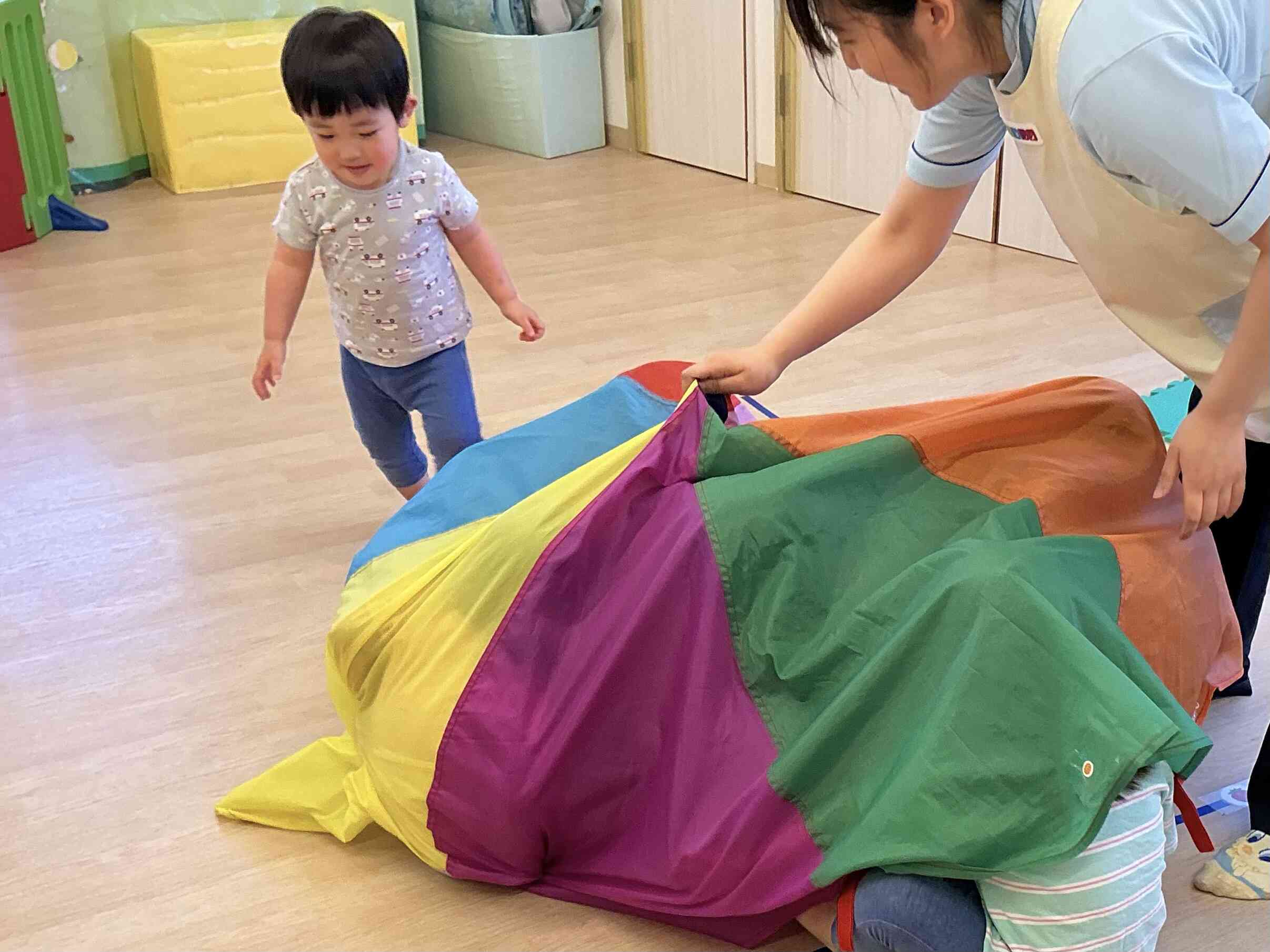 パラバルーンをしたよ‼︎