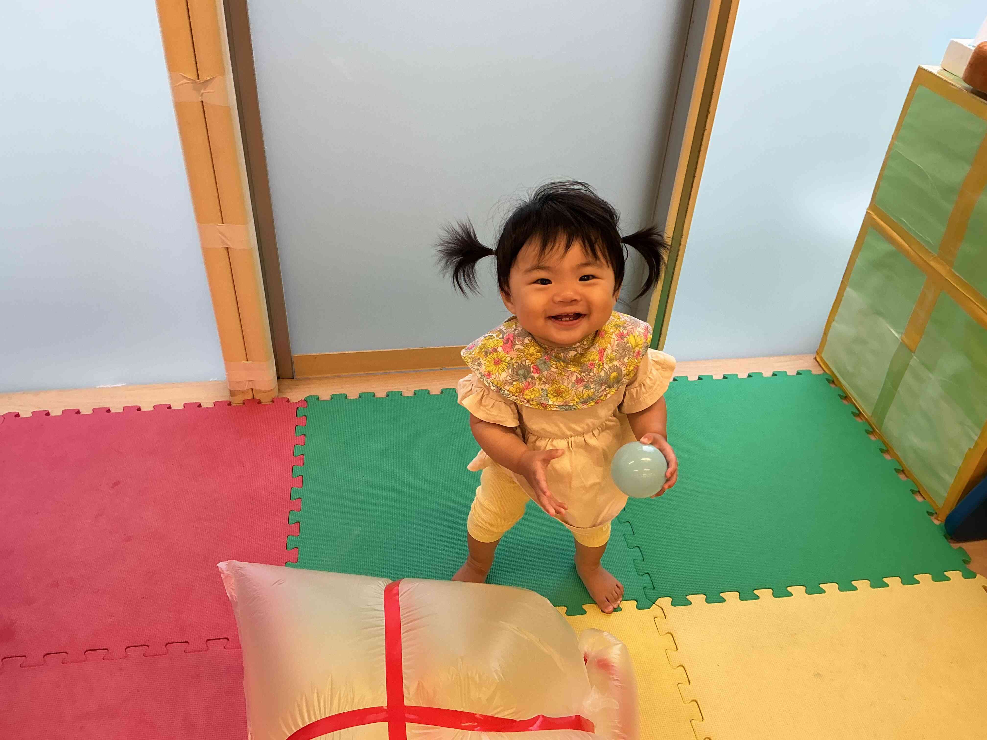ひよこ組さんもにっこり