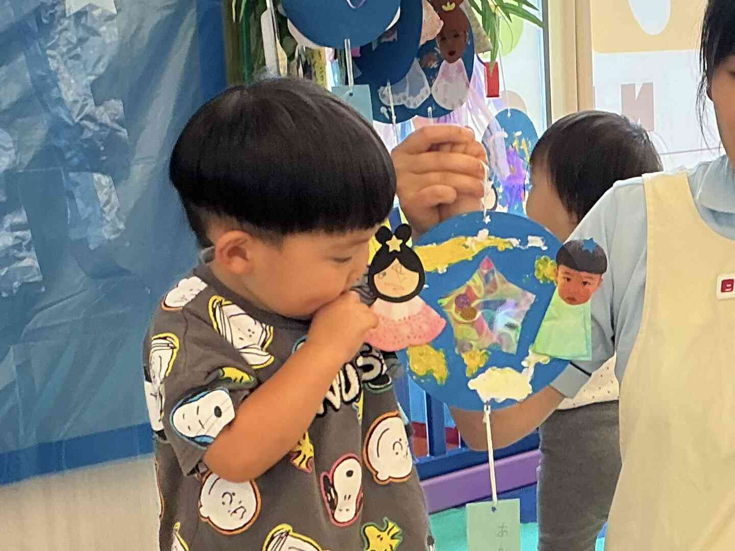 あひる組のお友だちの短冊です