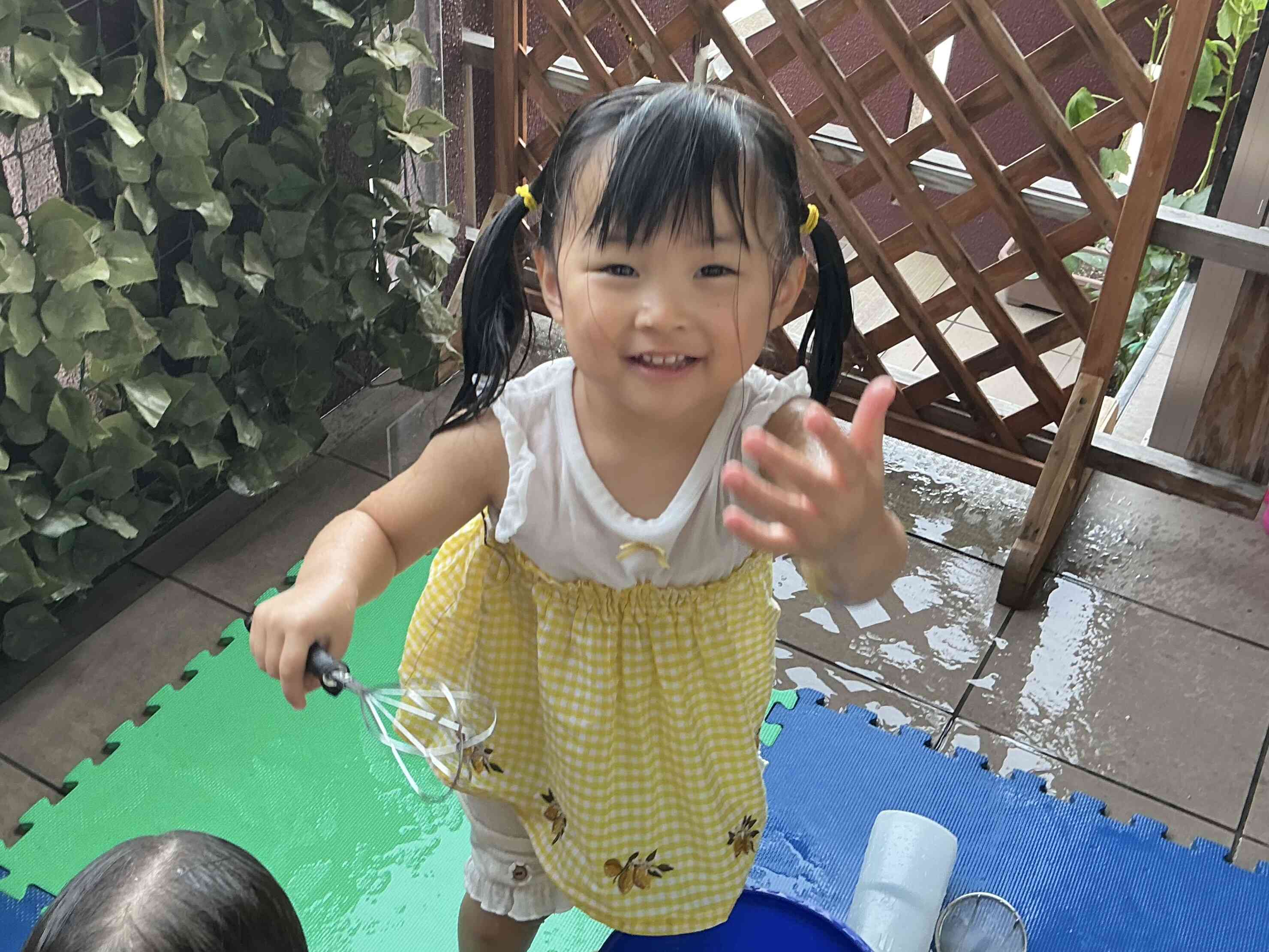 水遊び