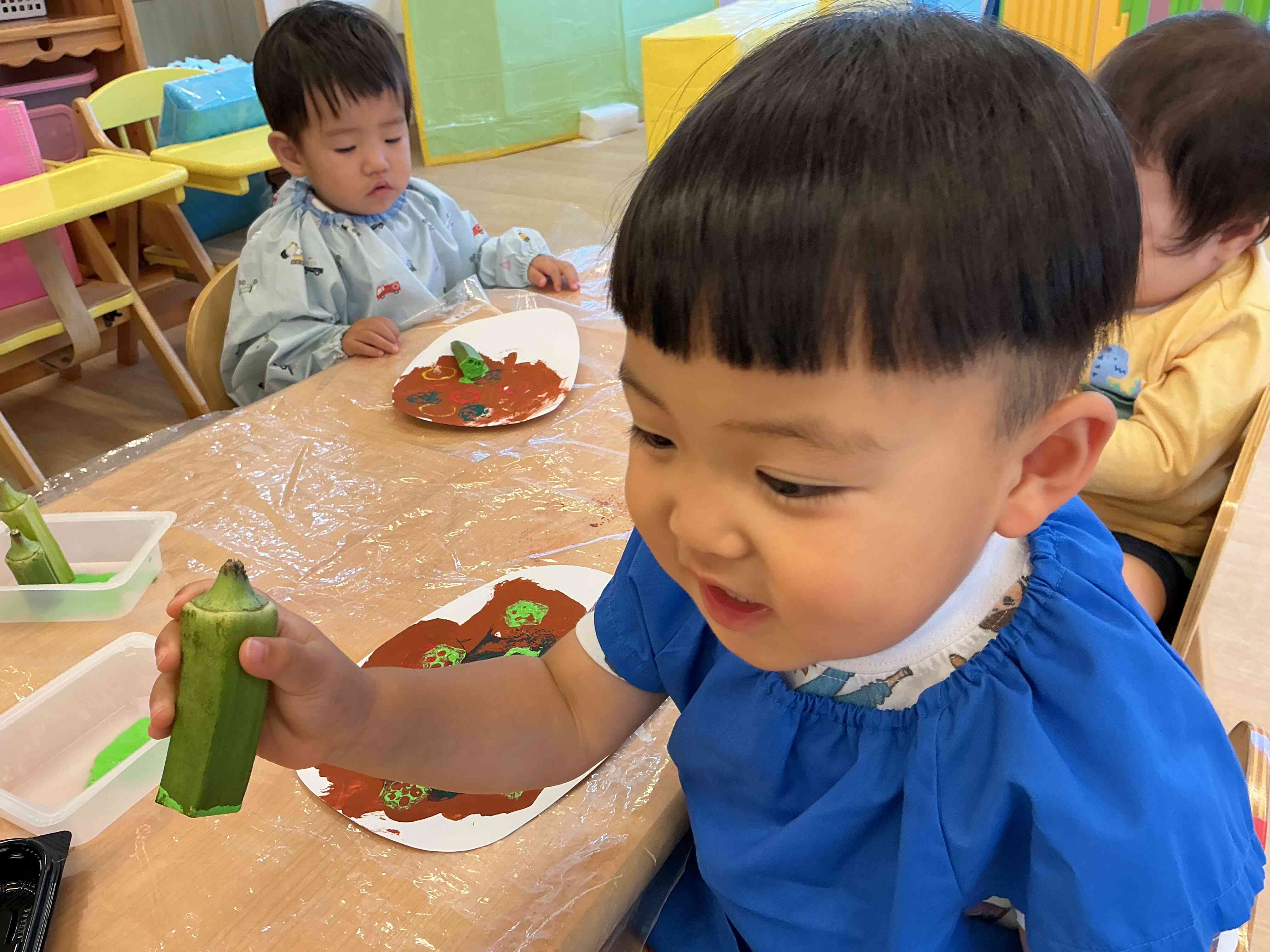 野菜スタンプ