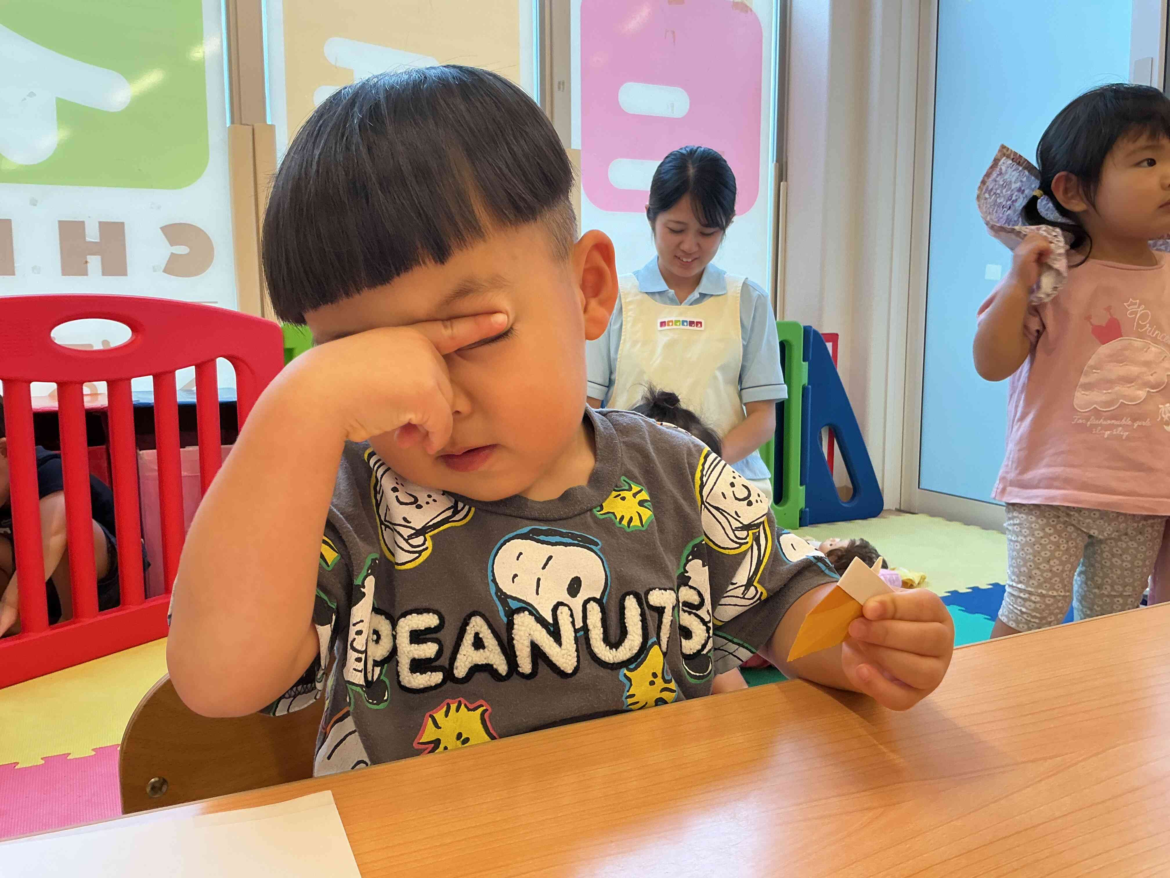 恥ずかしぃ〜…
