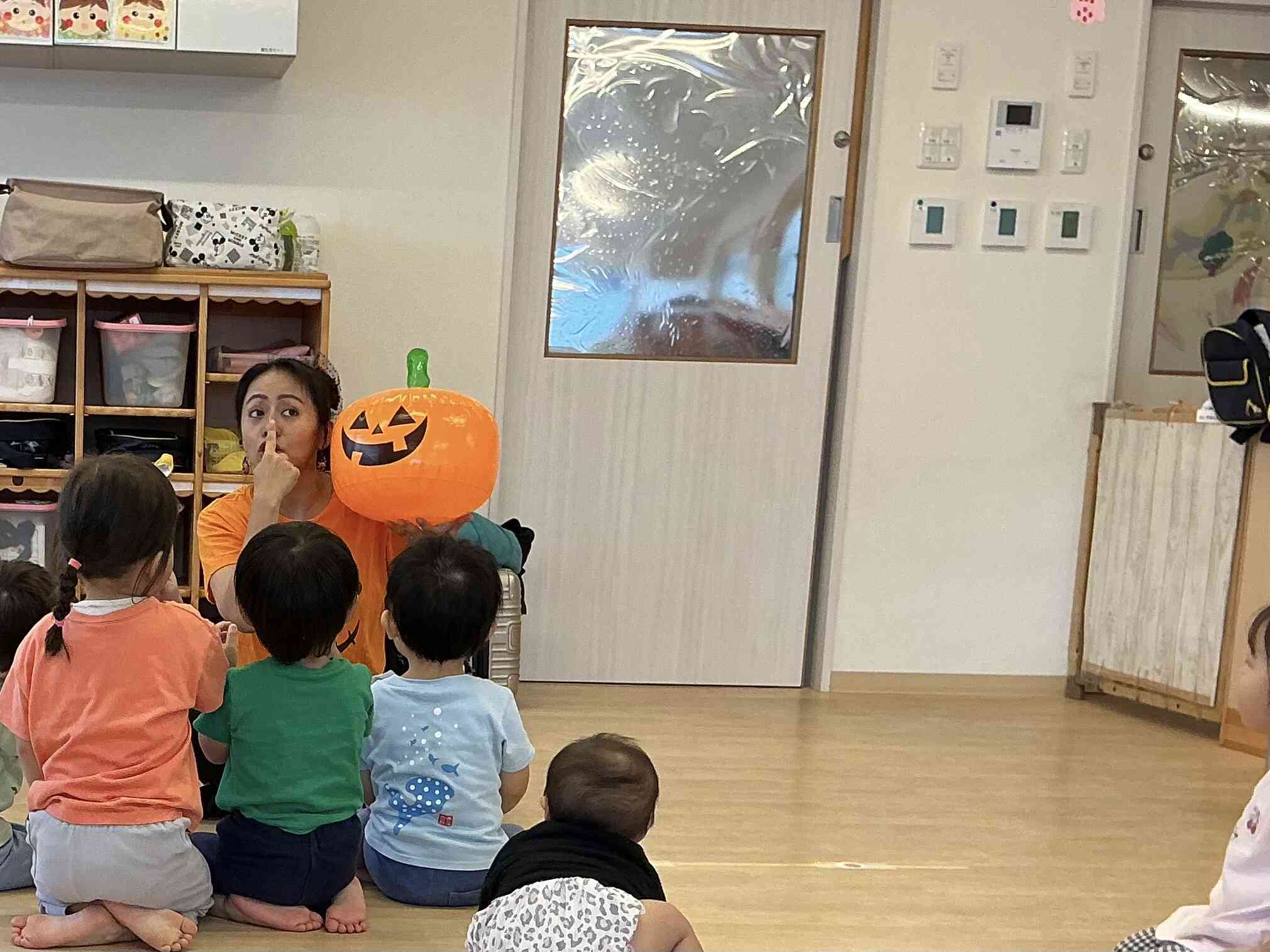 ハロウィンのカボチャも登場したよ。