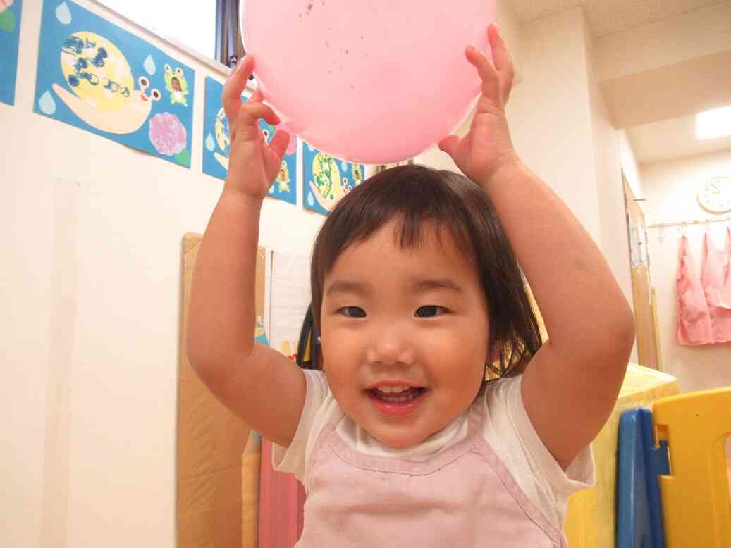 風船遊び！！楽しいね♡