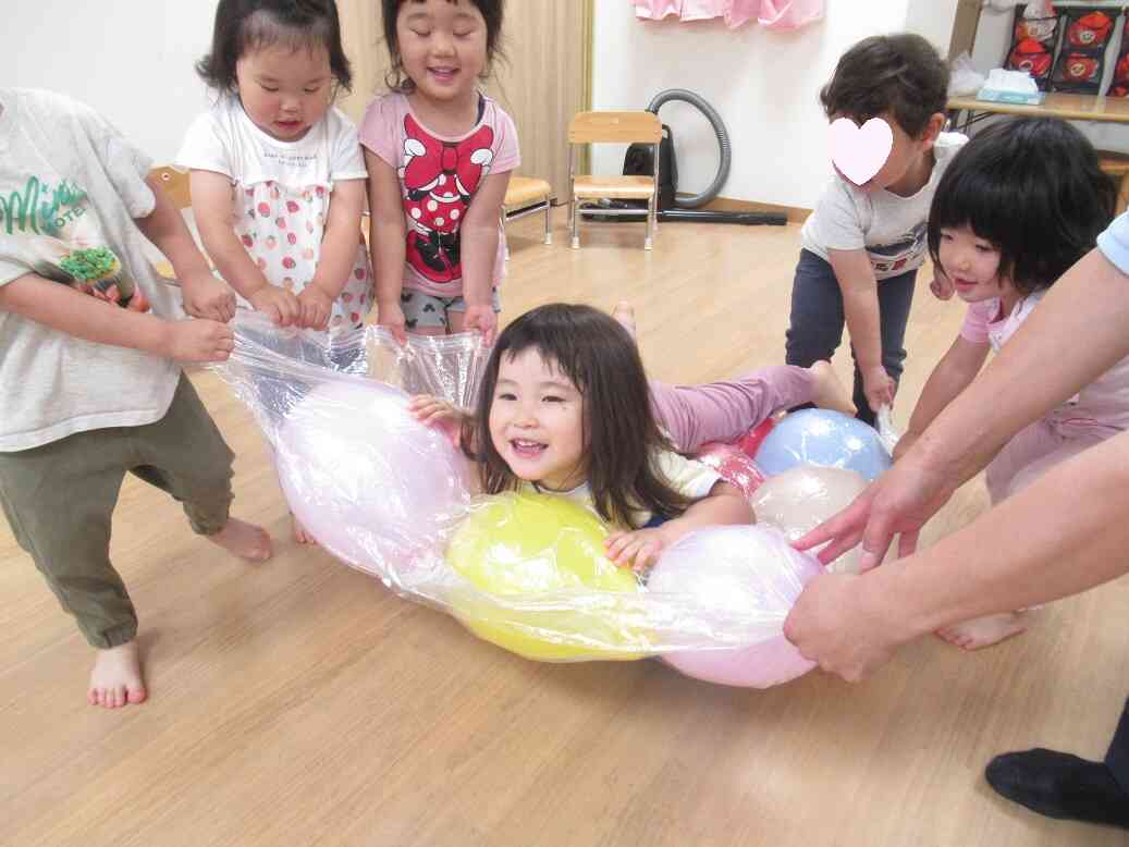 風船遊び♪