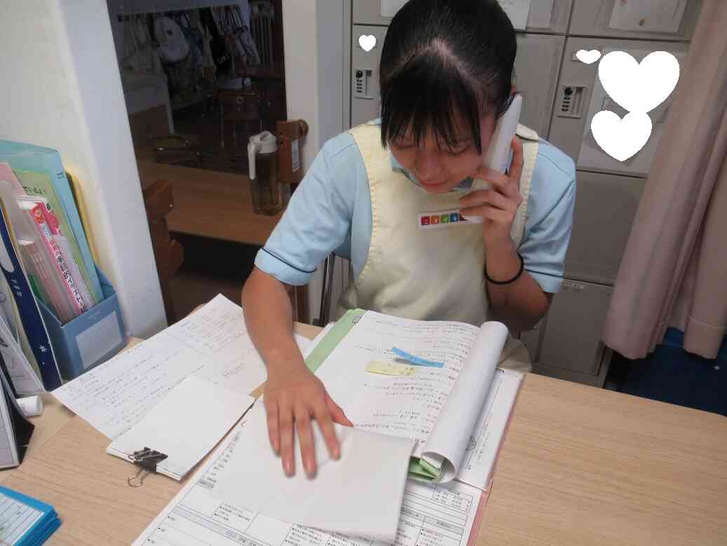消防署への「通報訓練」もしました。もしも…の時も慌てずに!!訓練を重ねています。保護者様には「引き渡し訓練」「伝言ダイヤル」へのご協力ありがとうございました!!