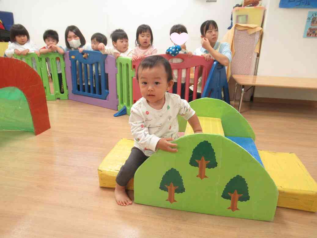 階段もチャレンジ☆