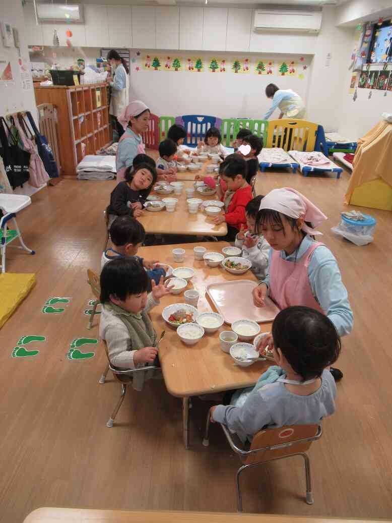 給食もみんねでいただきました♪