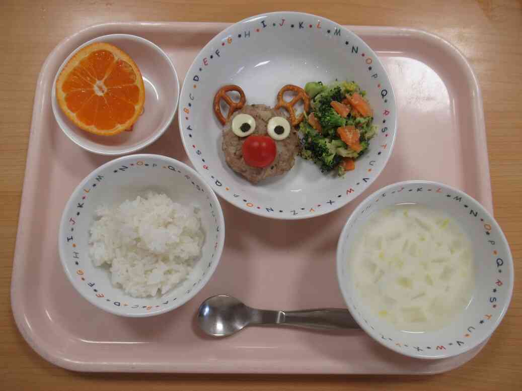 トナカイさんのハンバーグ☆美味しかったね！！