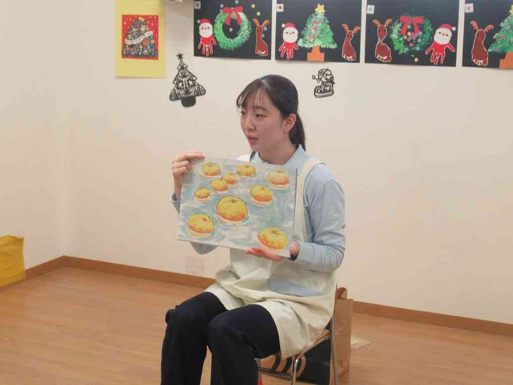 12月の食育（柚子湯に入ろう～♪）