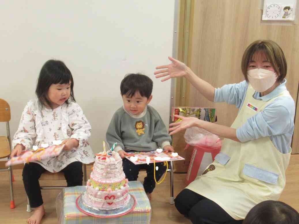 誕生日カードのプレゼントです♪