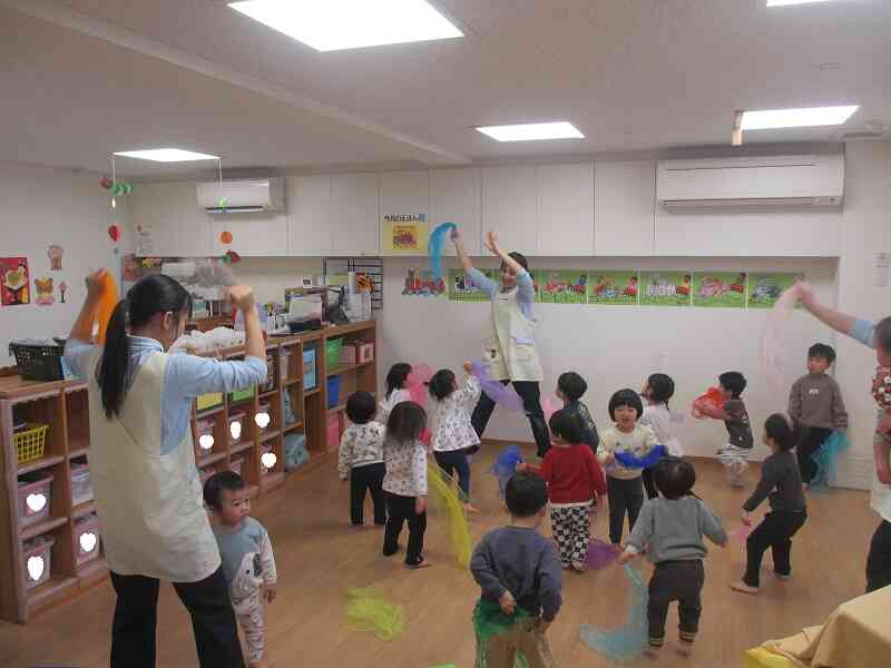 朝の体操の時間です♪元気にスタートです☆