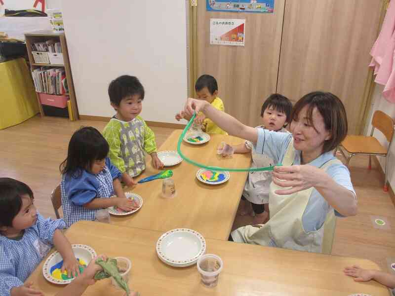 スライムあそび~♪