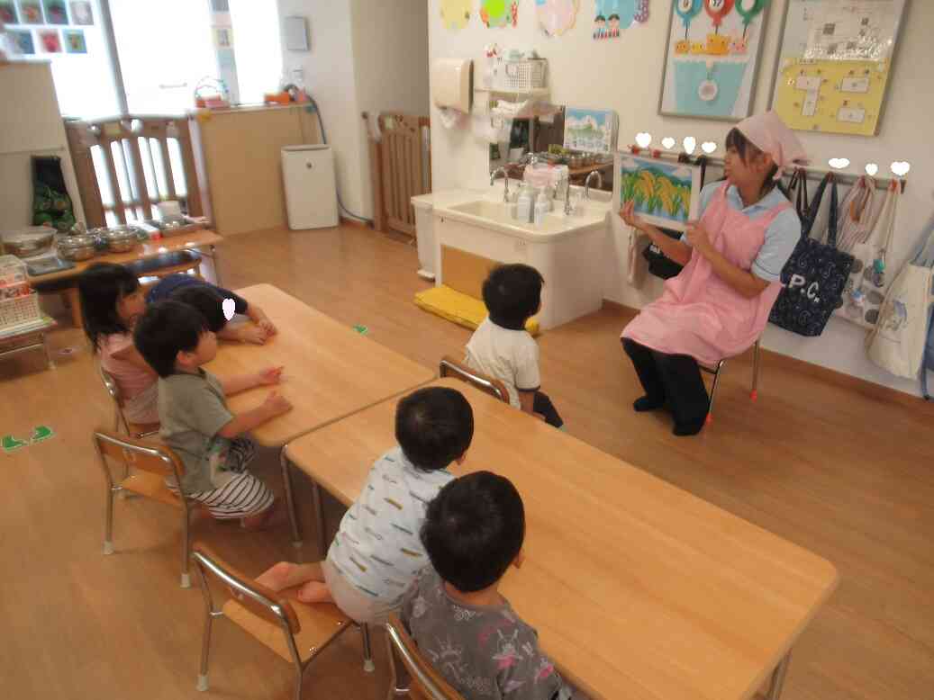 9月の食育活動～♪（チュモッパ作り）
