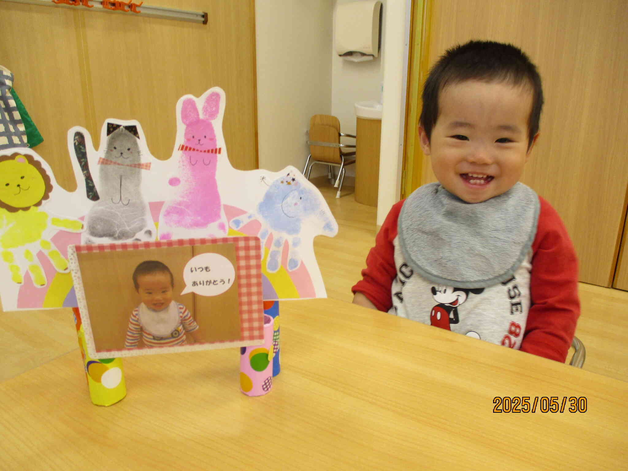 写真フレームの完成！！一緒にハイ、チーズ☆彡