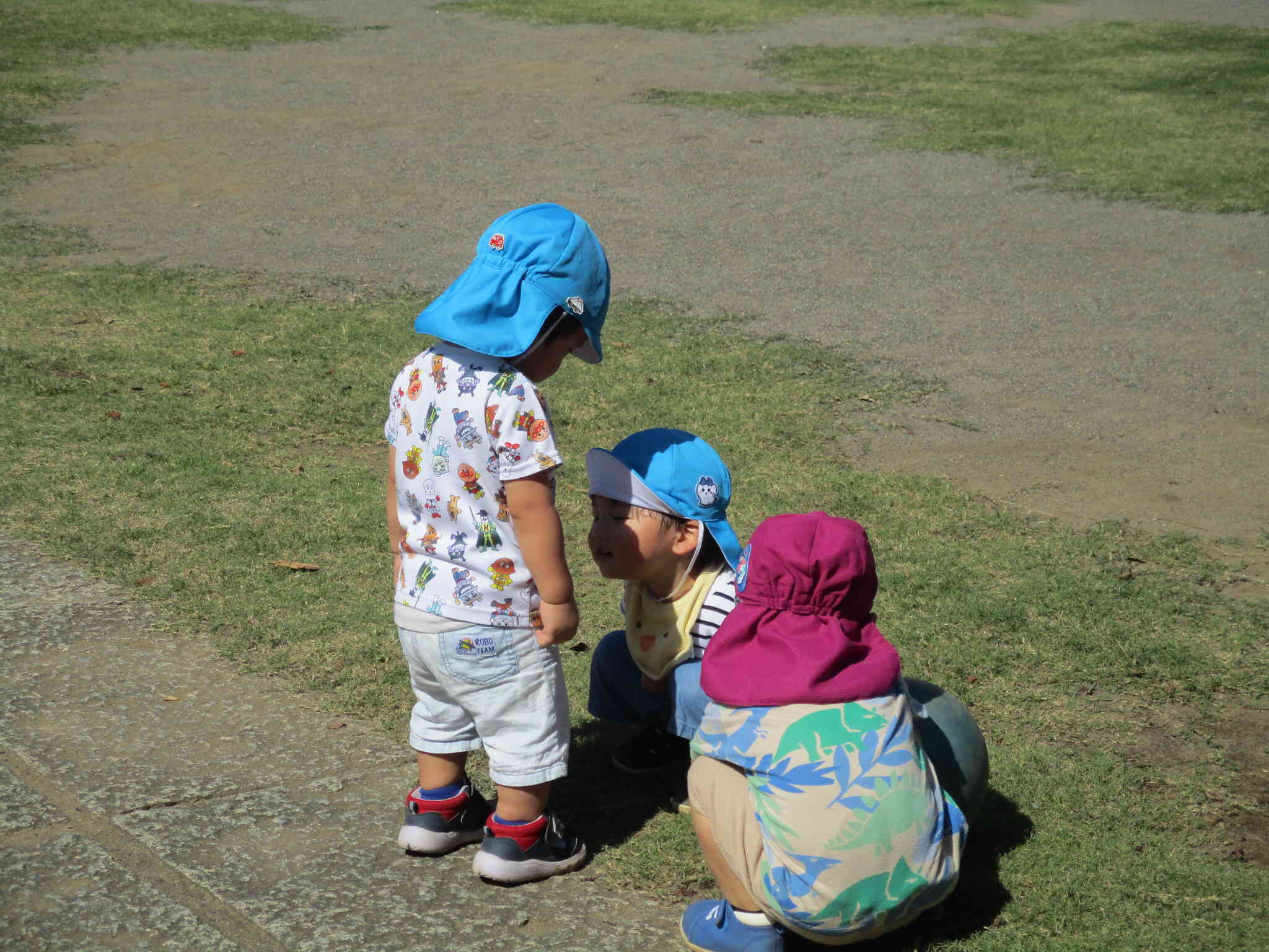 お天気のいい日に公園で！
