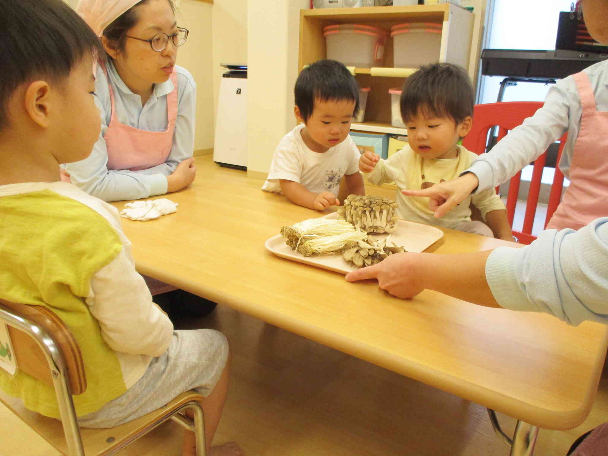 今月の食材は……「きのこ」