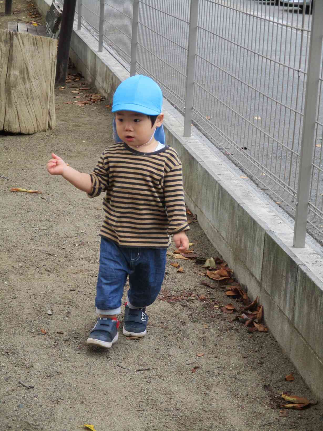 残念ながら消防車に間に合わず…。少し残念そうにしていました。また見られるといいね！