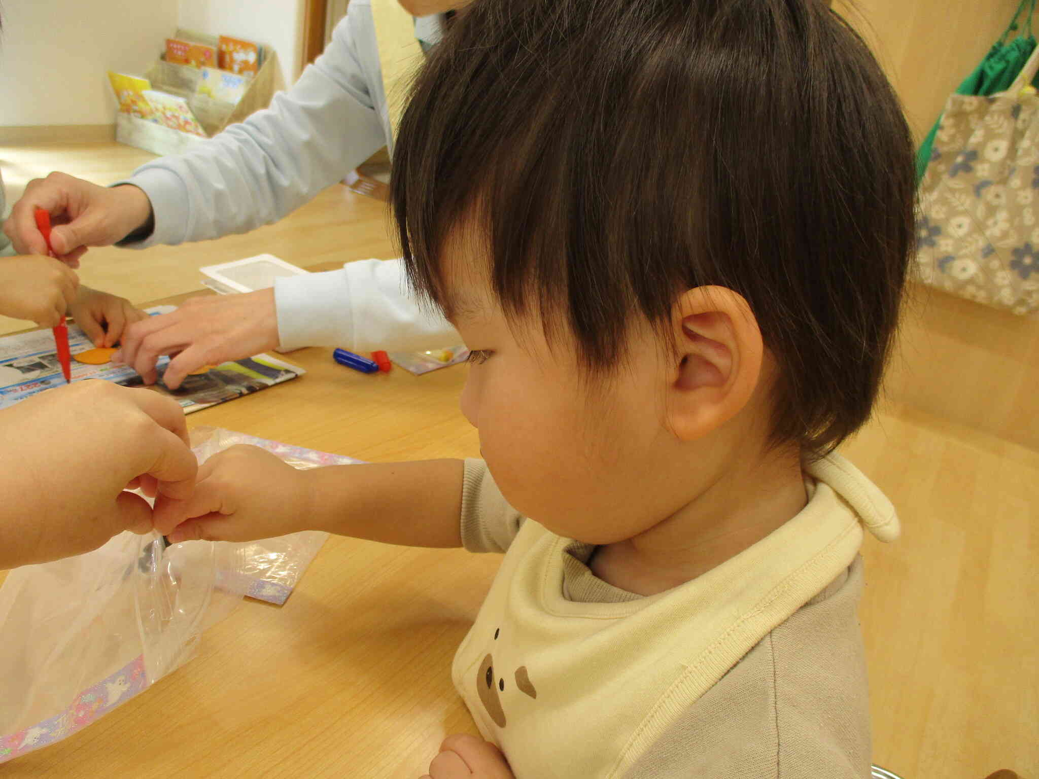 小っちゃいパーツだけど摘まめたよ！