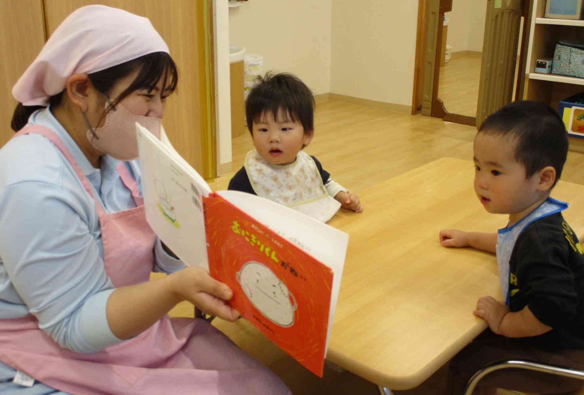 食育でおにぎりを作ったよ！