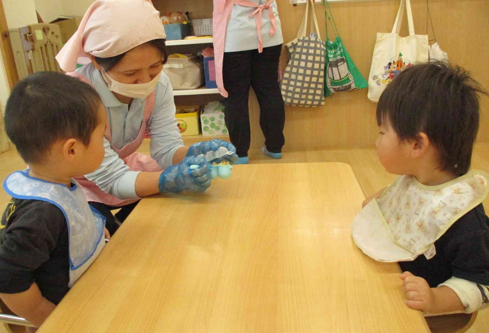 ふりふりおにぎり器で作るよ！