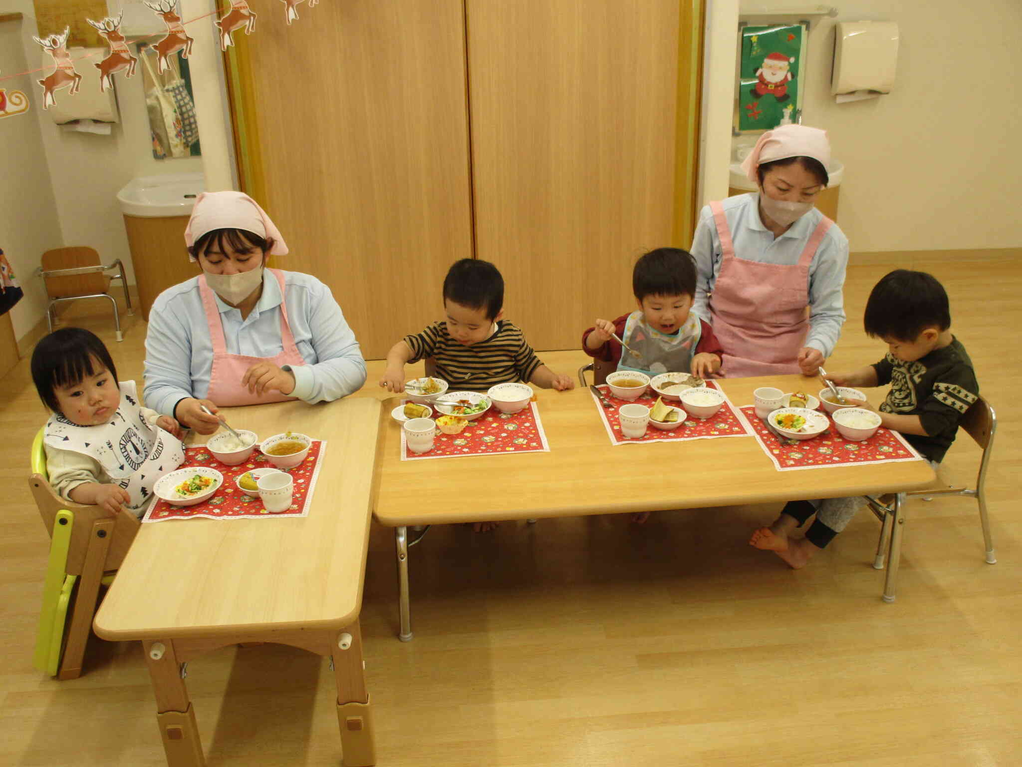 クリスマス会の日の給食！