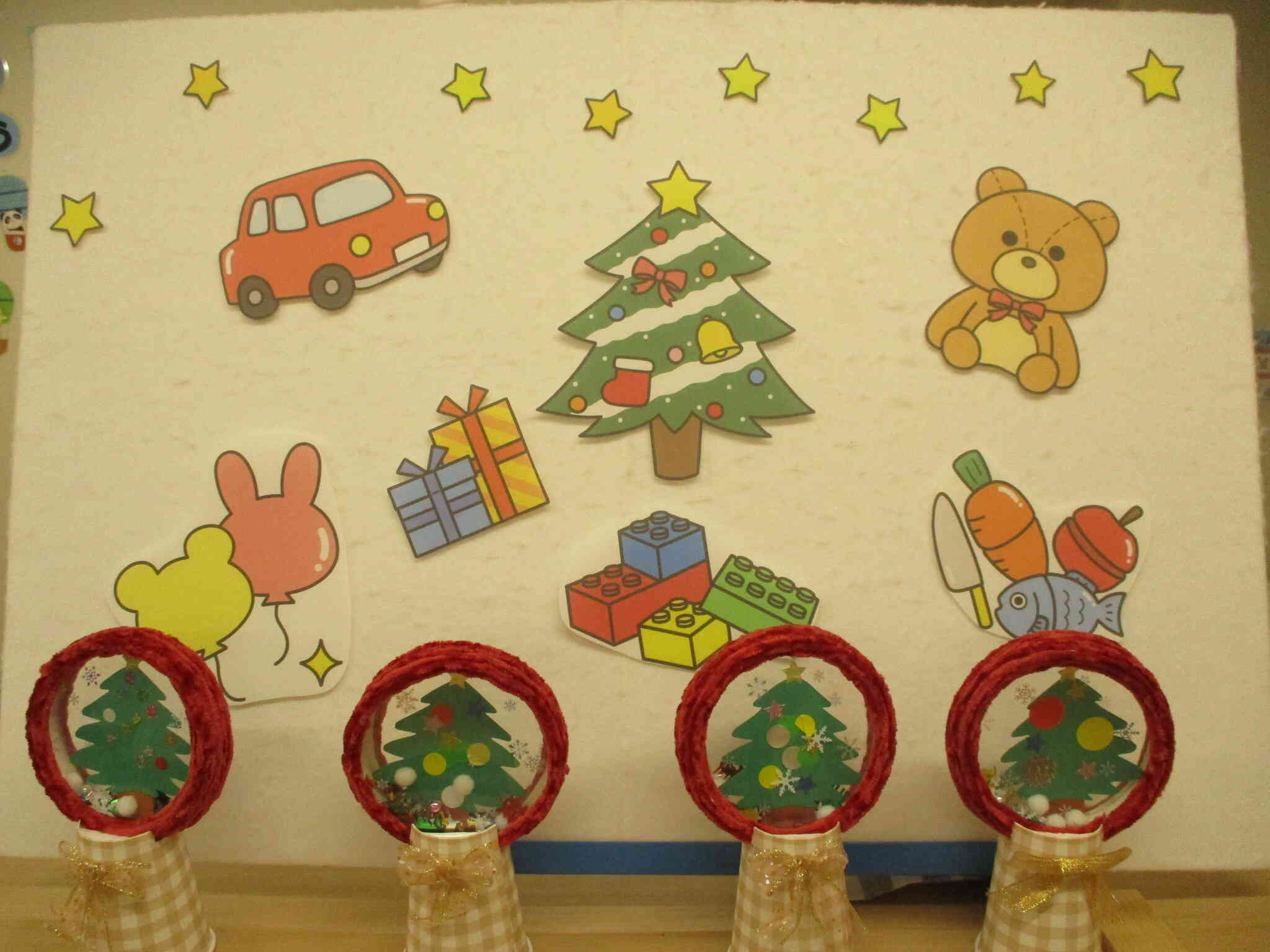 パネルシアターとオーナメント製作