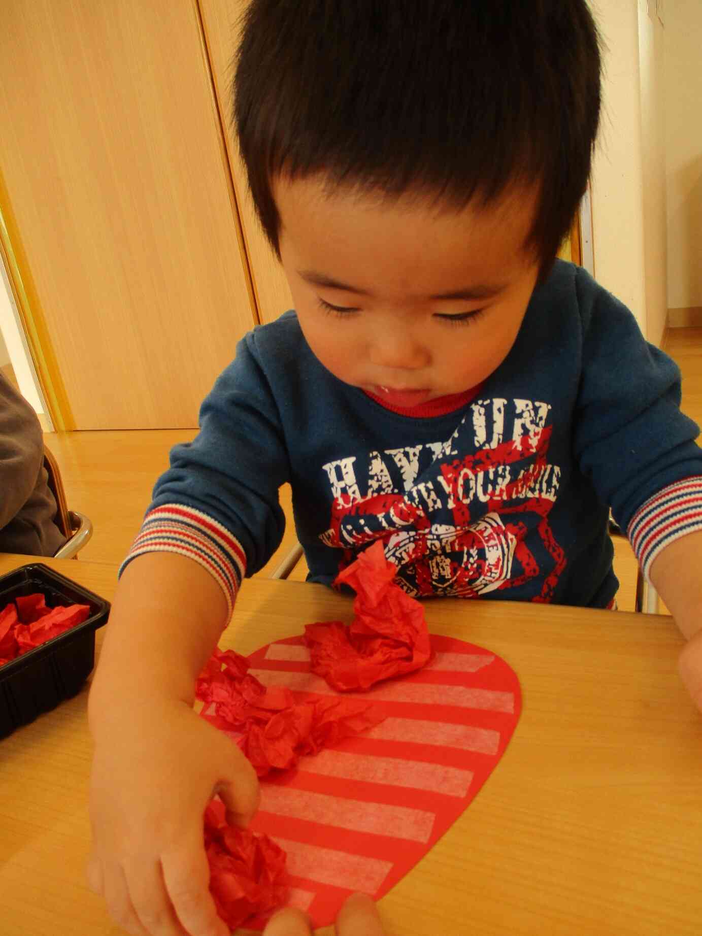 しっかりと、ぺったん！