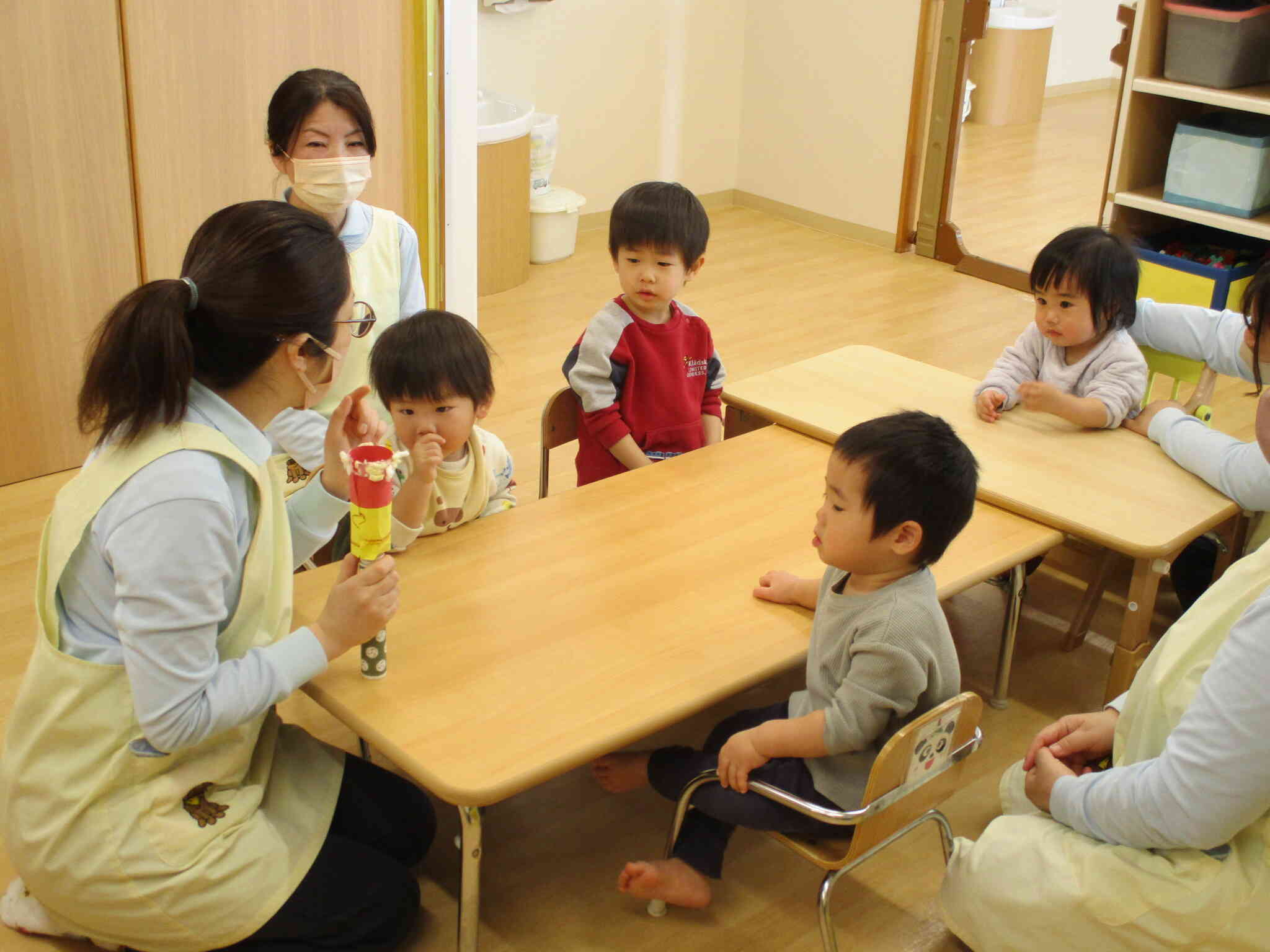 ドキドキ、何をするんだろう？？