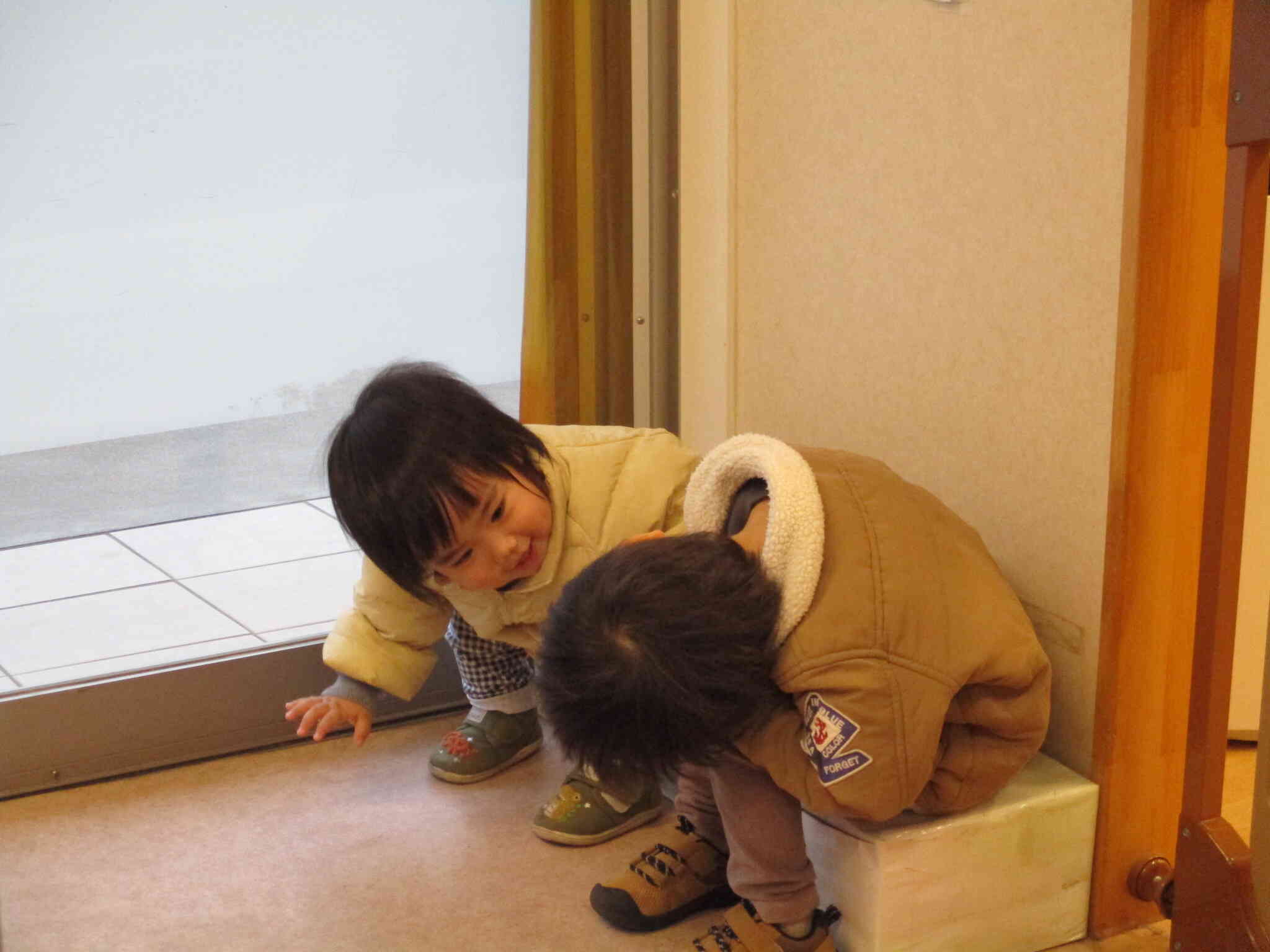 なかよくお迎えを待っています！