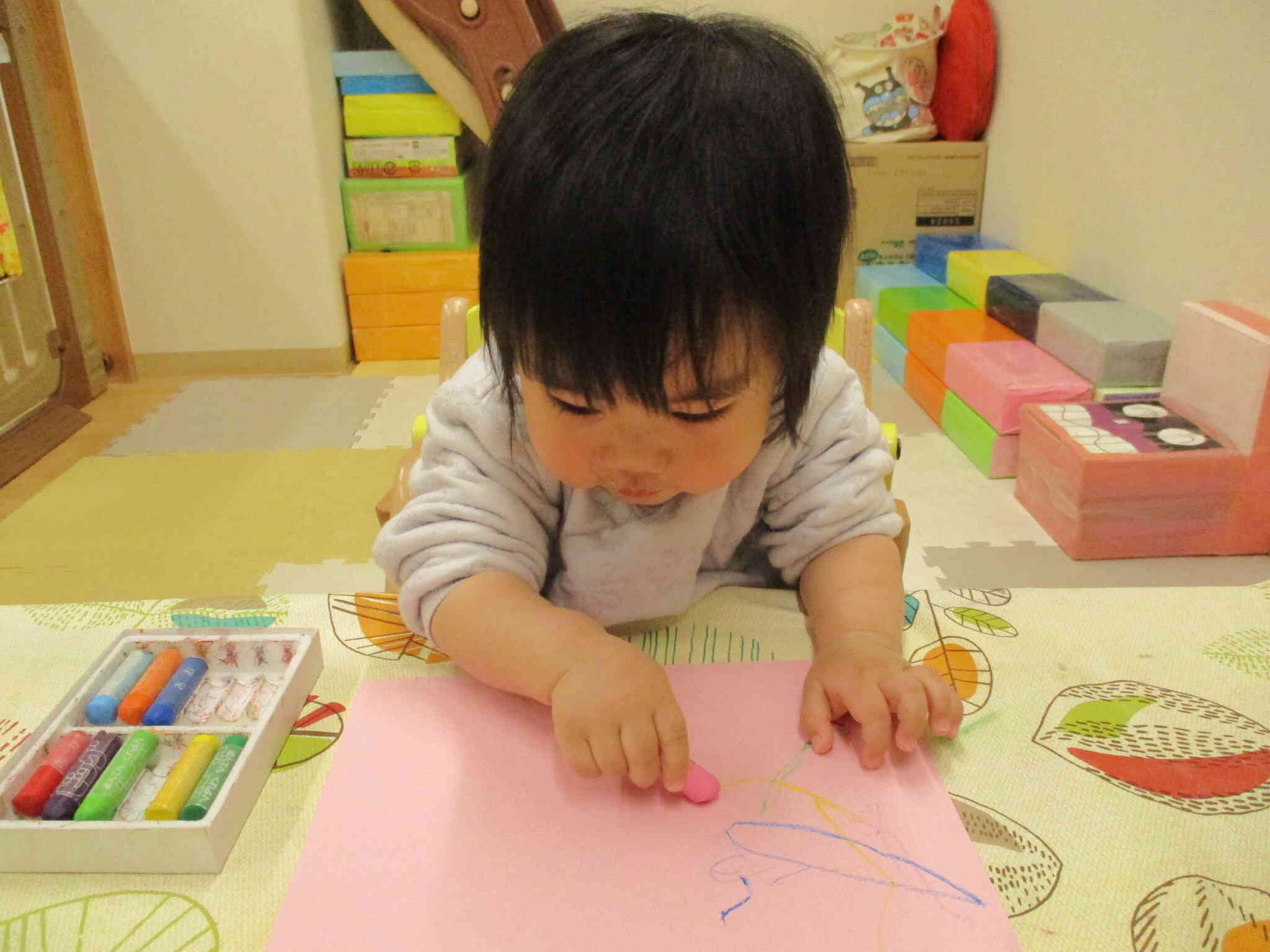 2月の製作〜0歳児クラス〜