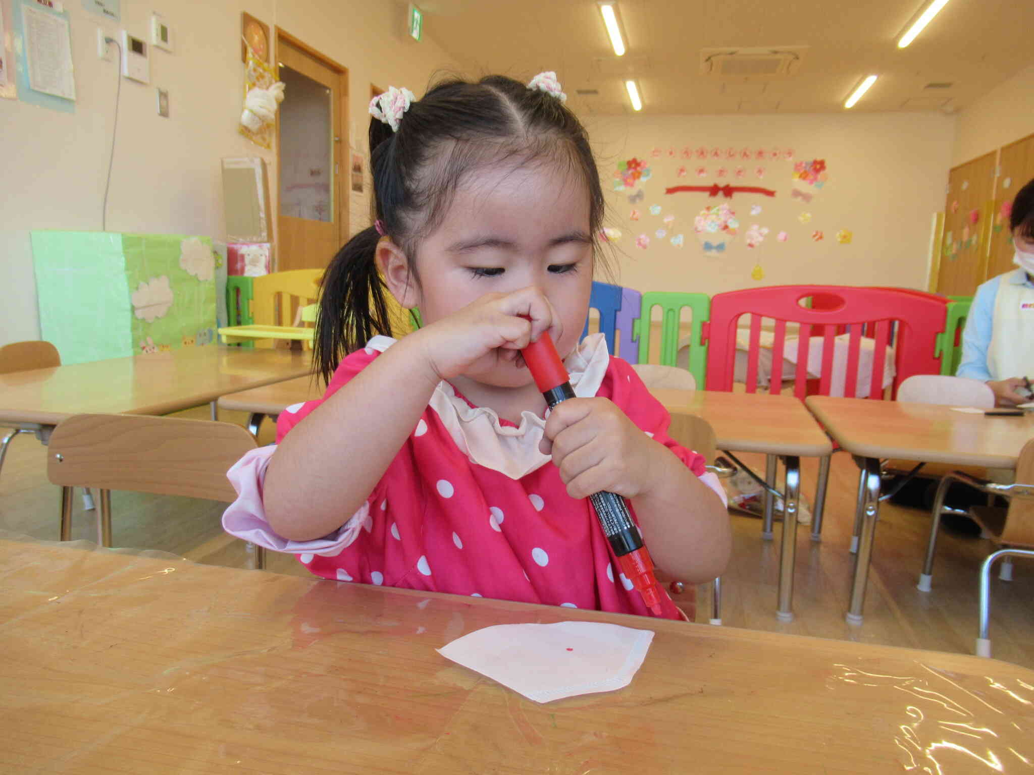 ペンのキャップもなくさないように！