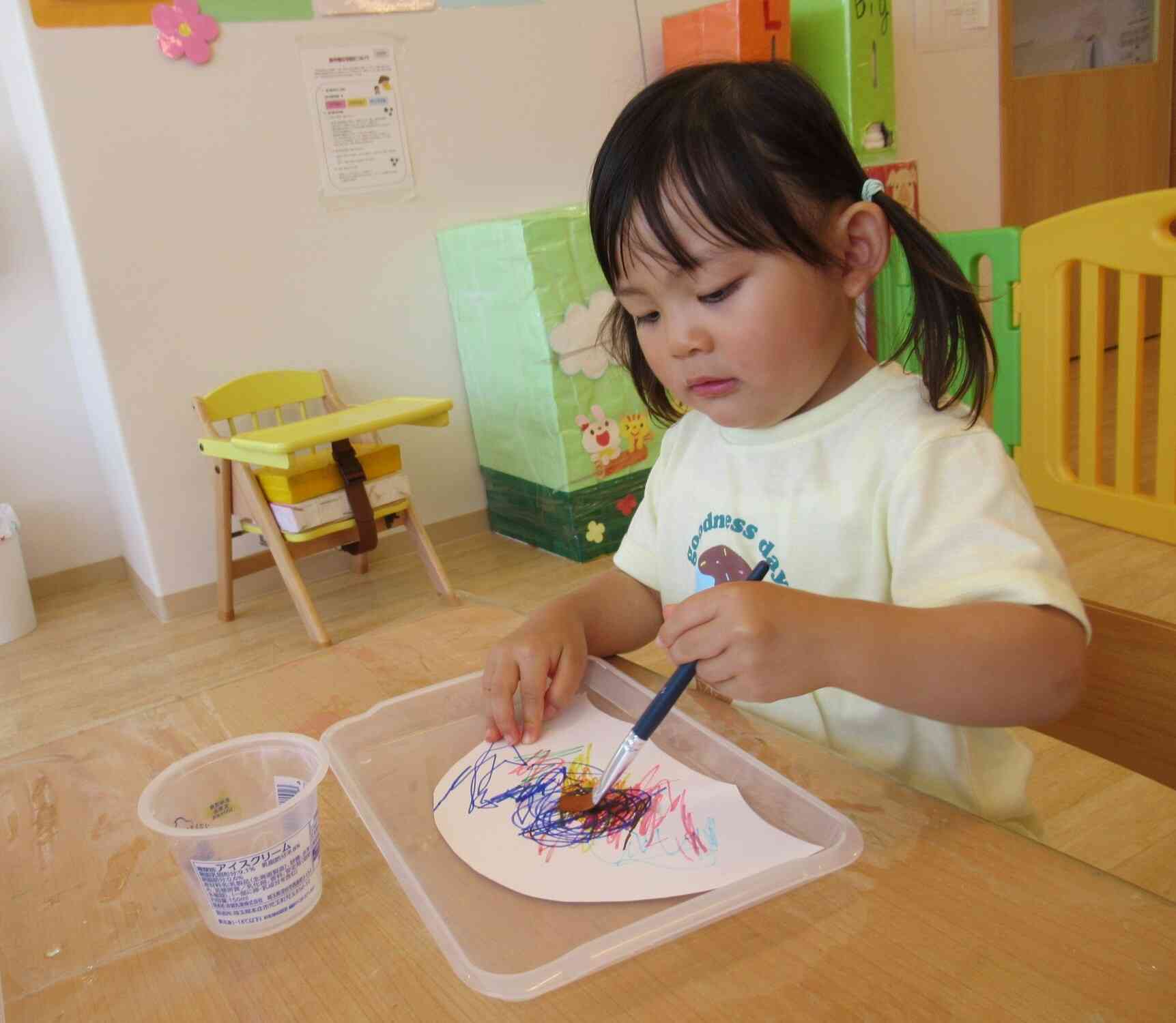 ２歳児６月の製作　傘