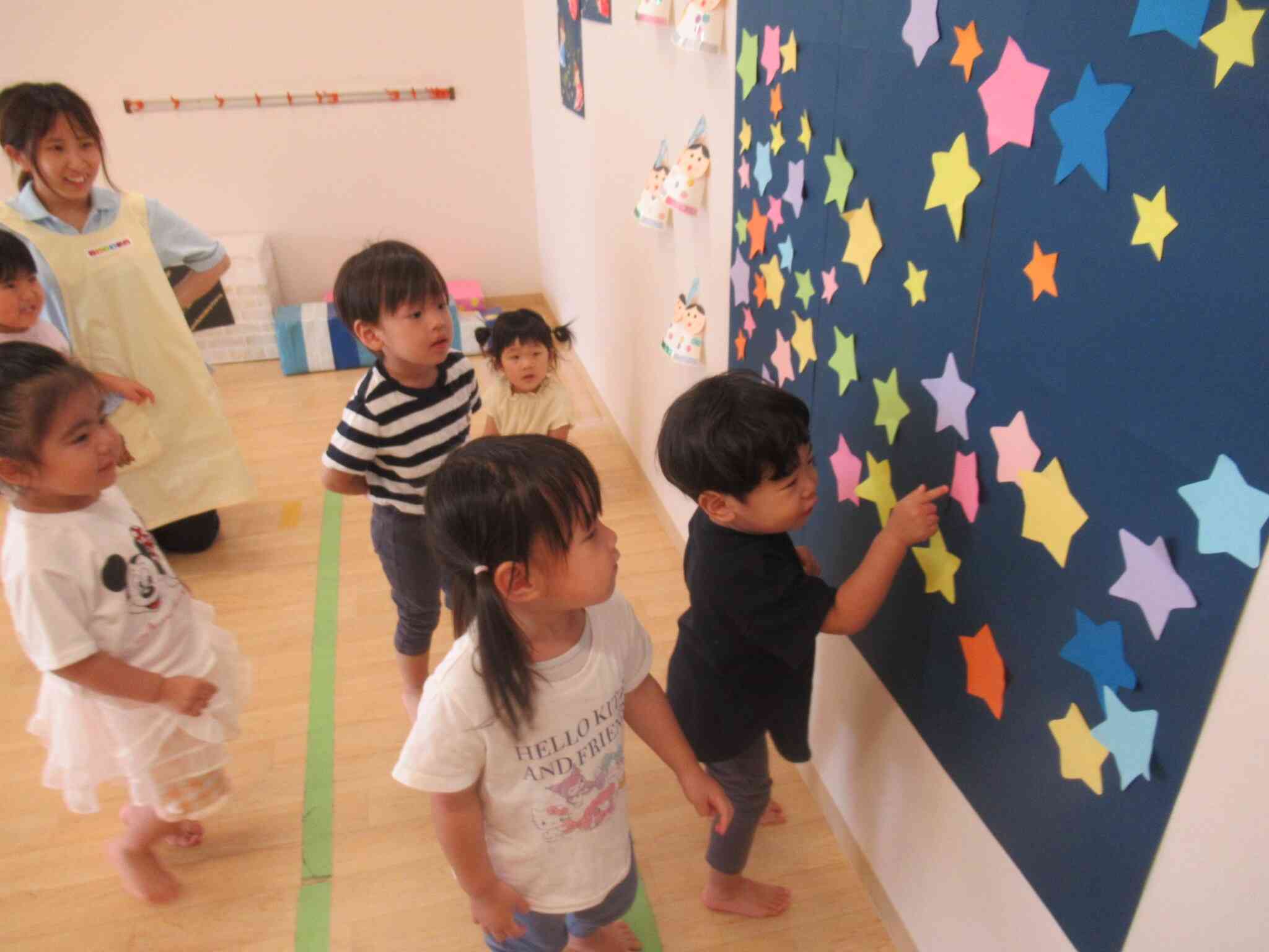 天の川をみんなで作ってみよう。
