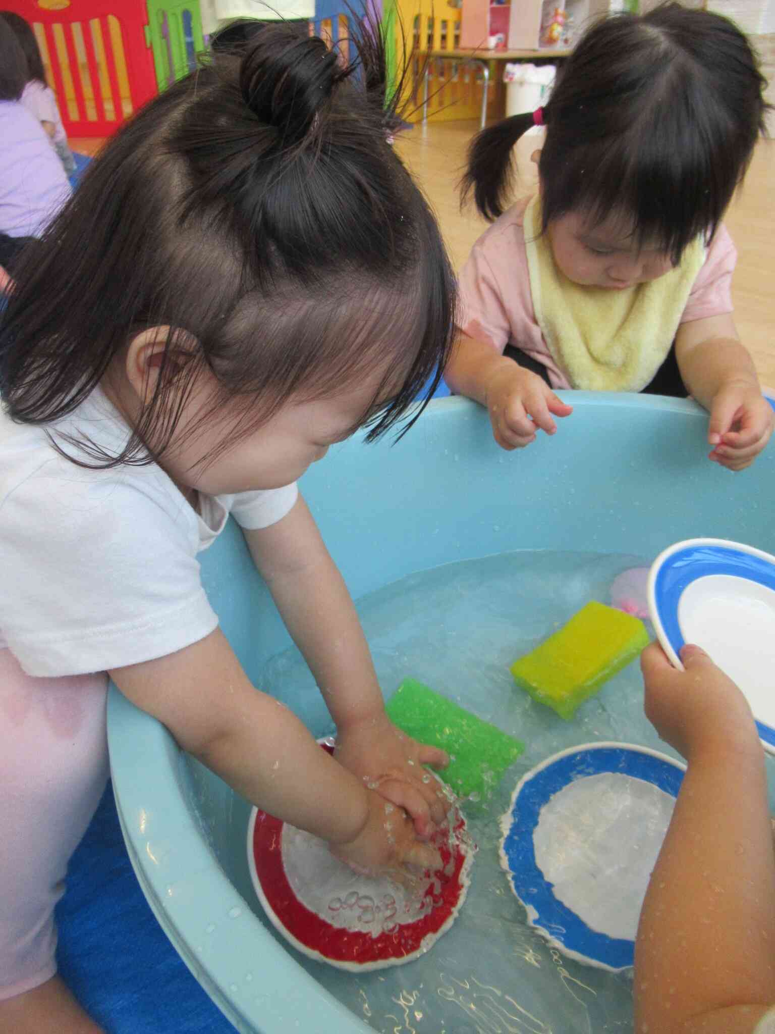 1歳児　水遊び