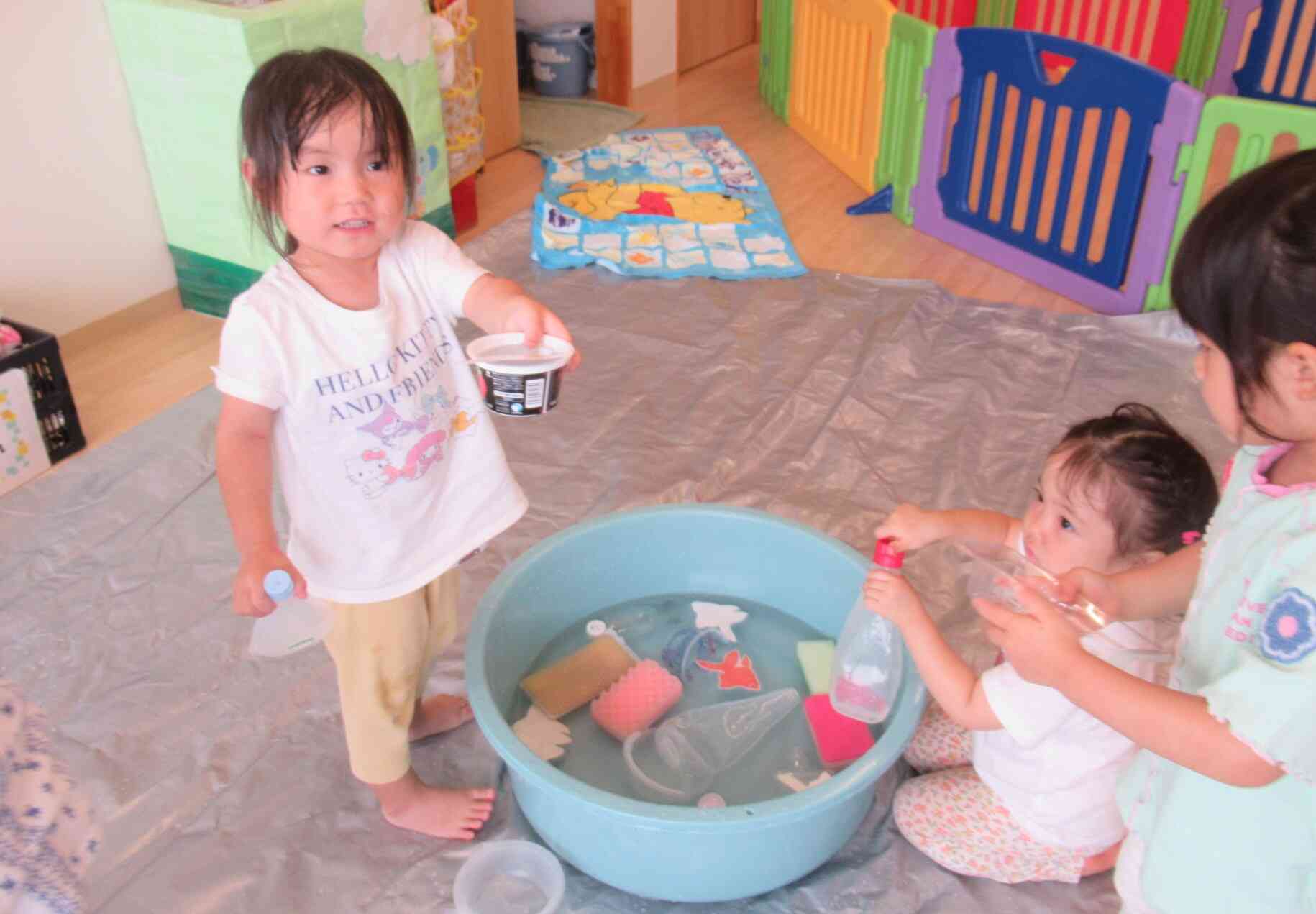 お水いっぱい入ってるよ～！