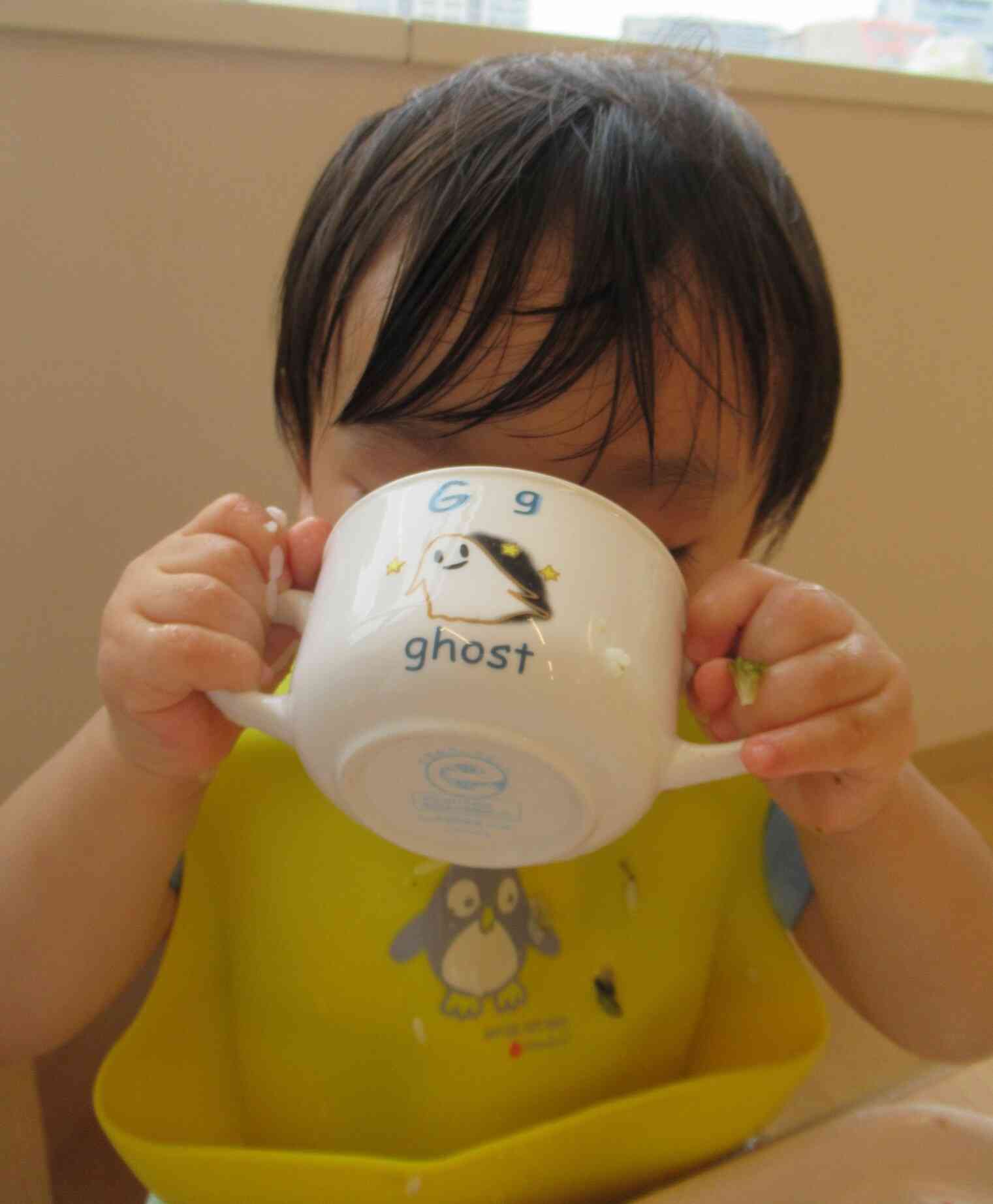 スープも飲めるんだ！