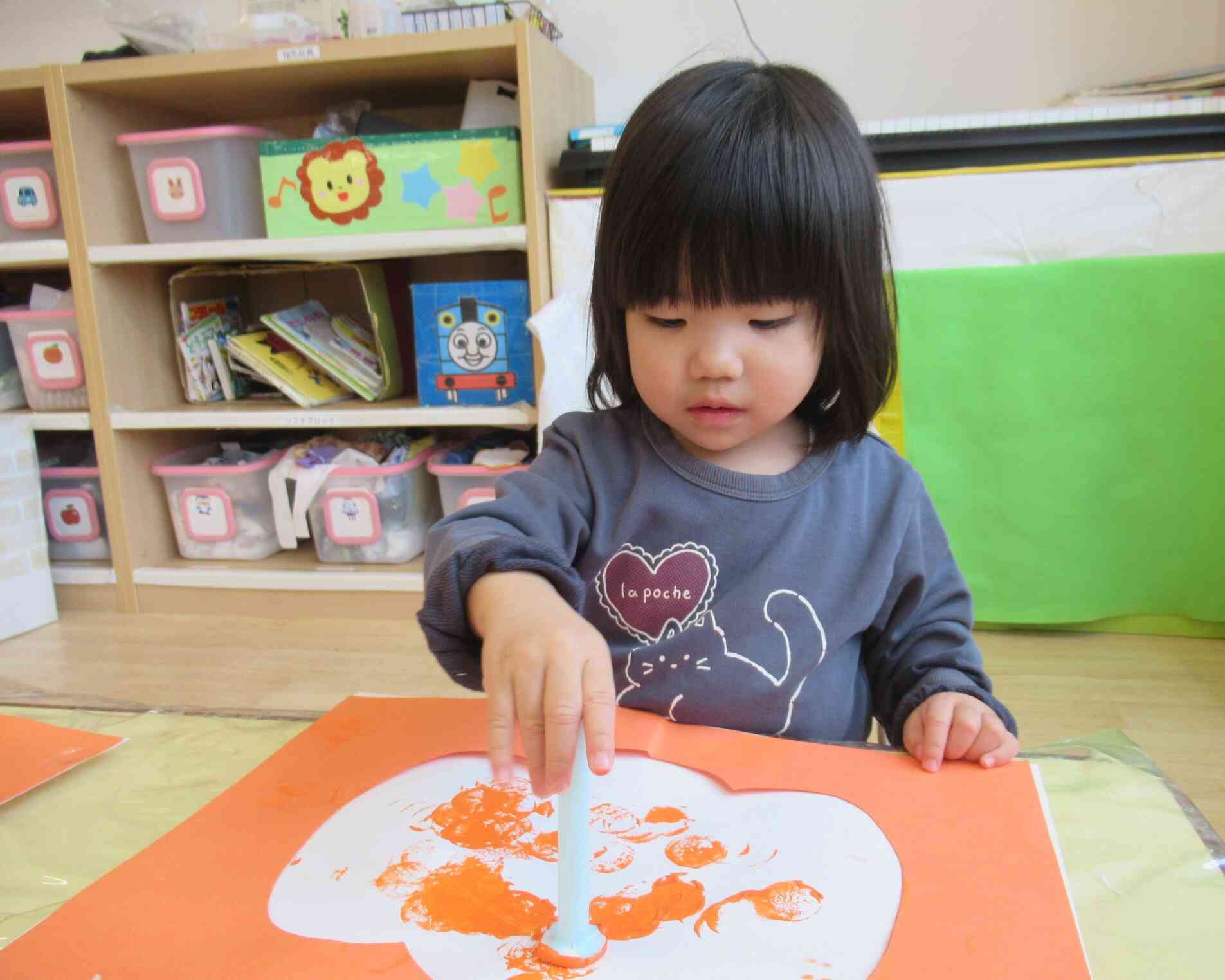 スタンプって楽しいなぁ。