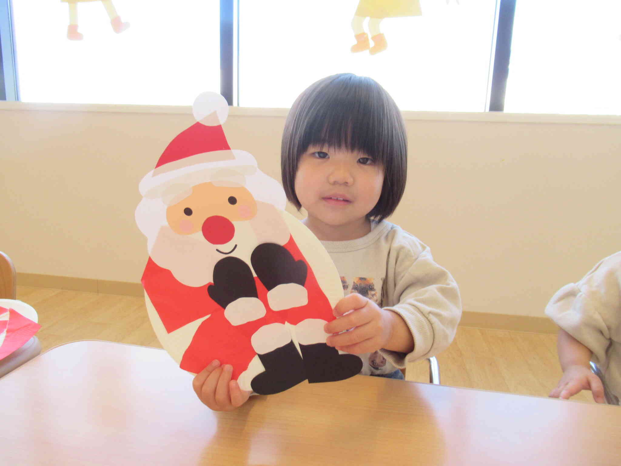 ★１歳児　サンタクロース製作★