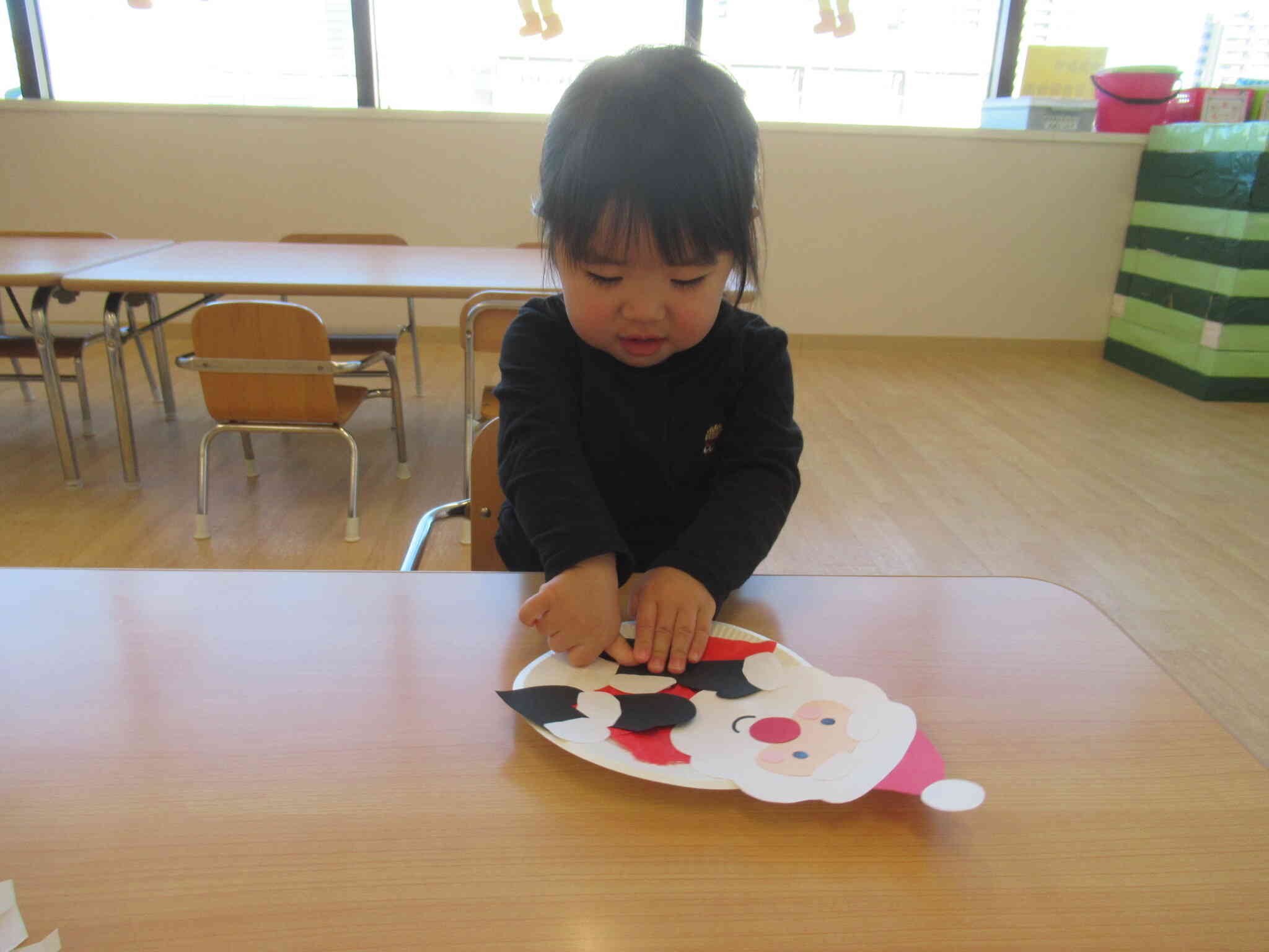 サンタさんに手足も付けたよ！