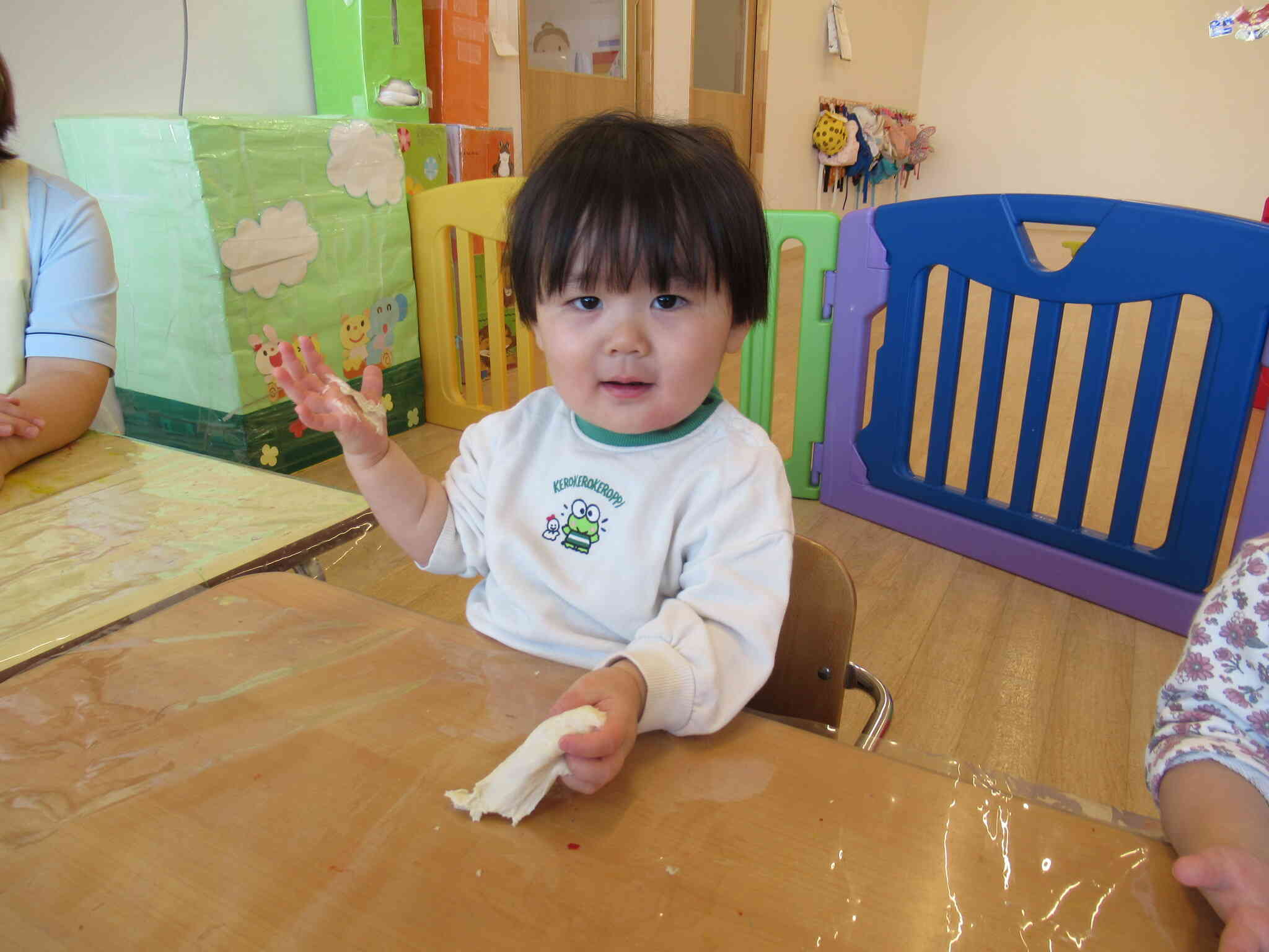 初めての小麦粘土！